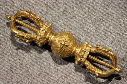 Gilt Bronze Vajra Figure
