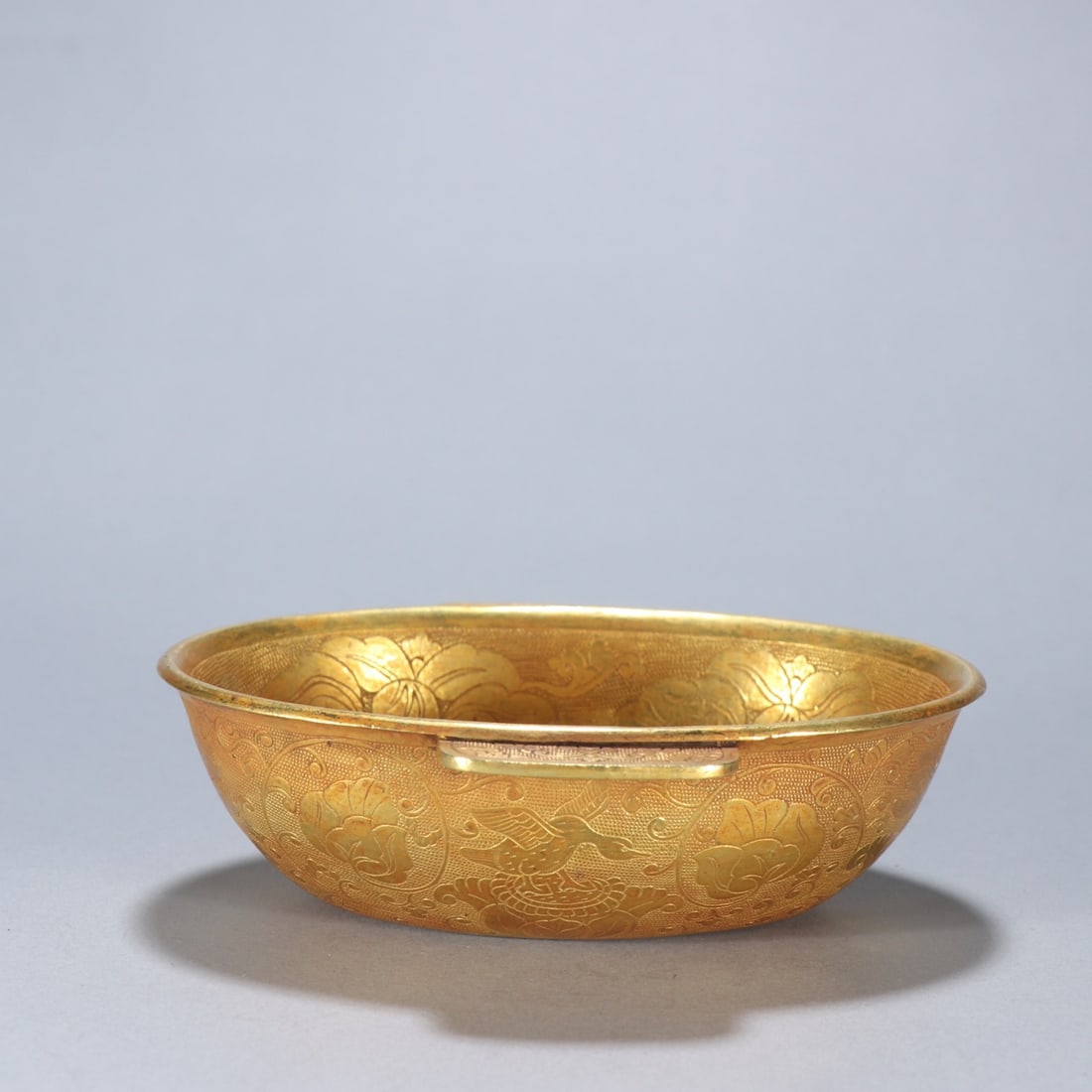 Gilt Bronze Carved Flower Pattern Cup - 6