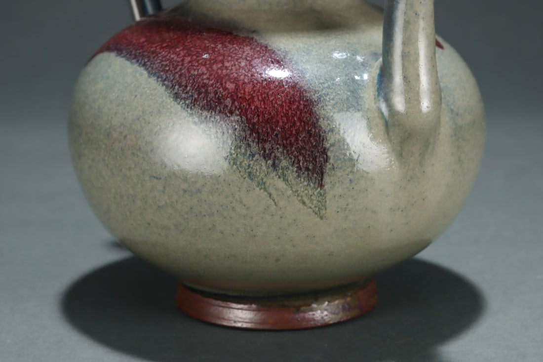 Jun Ware Porcelain Pot - 7