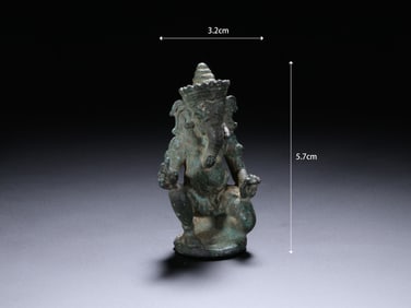 Chinese Bronze Ganesha Figure