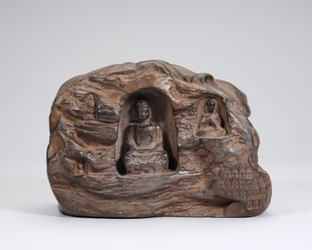 Stone Buddha Figure