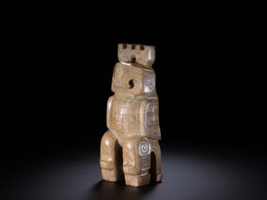 Jade Carved Bird Shape Ornament