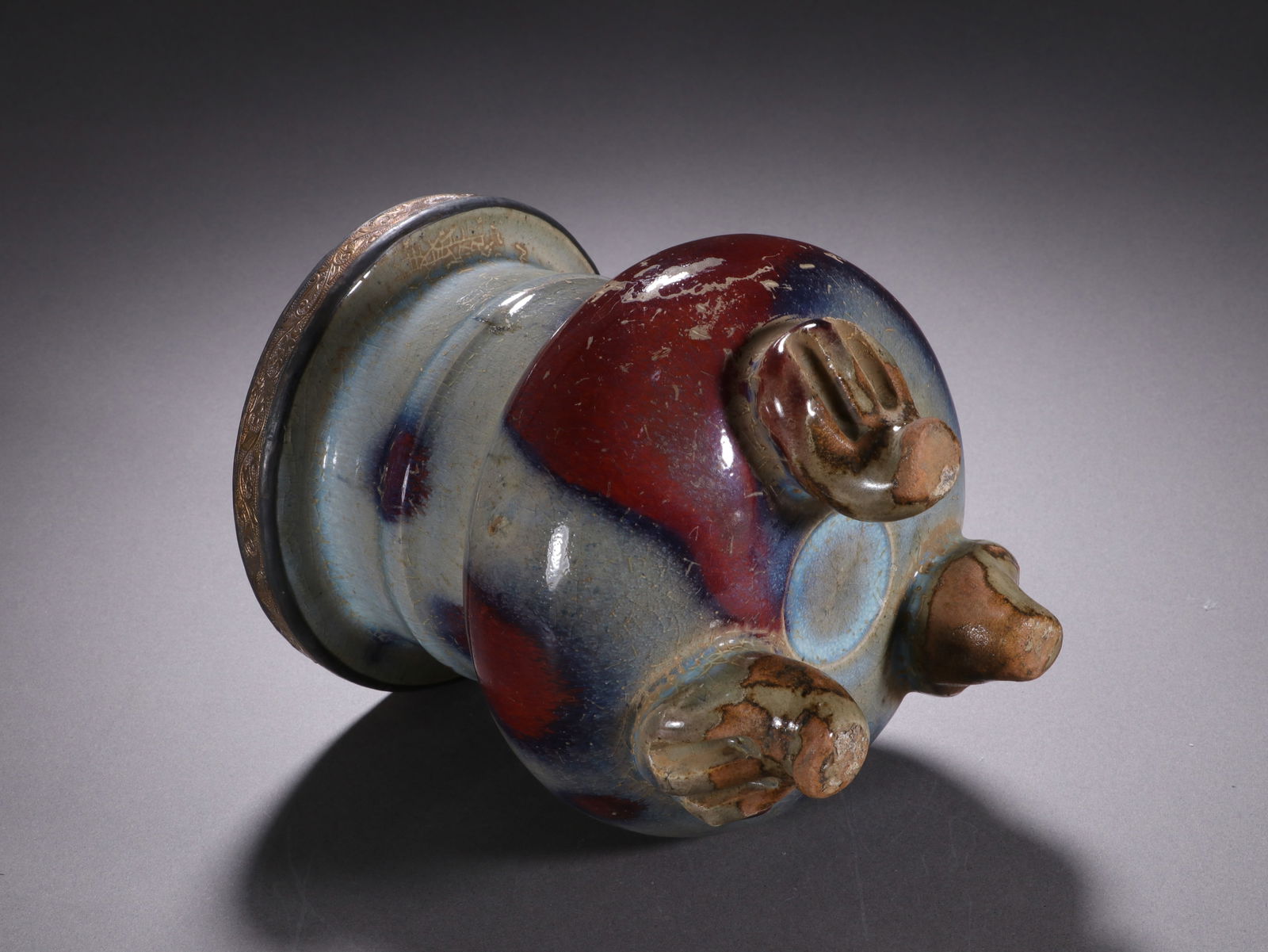 Jun Ware Porcelain Zun - 10