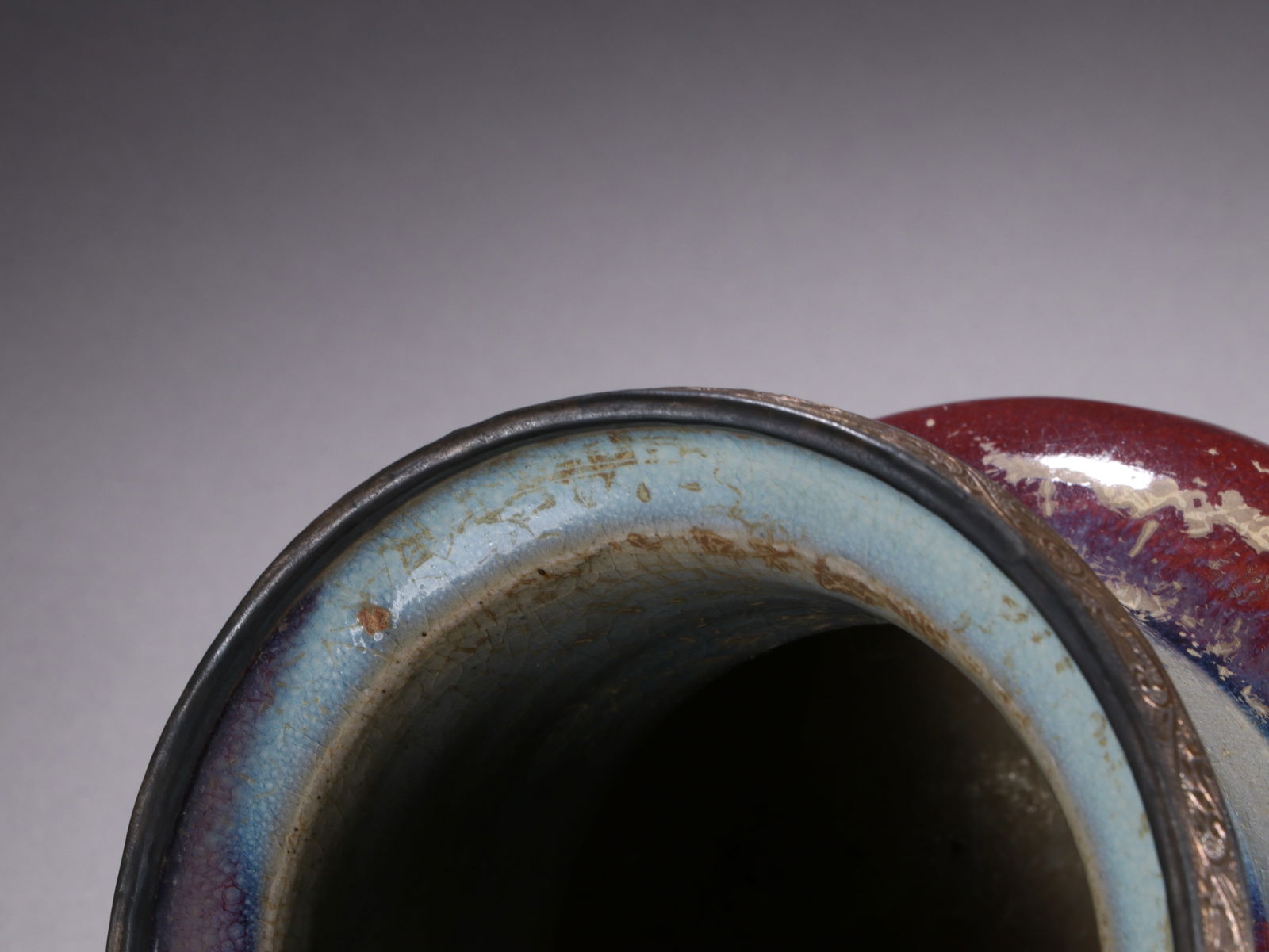 Jun Ware Porcelain Zun - 9