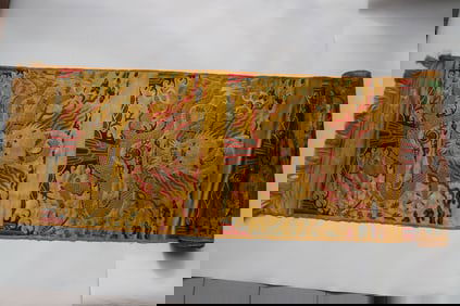 Silk Dragon Pattern Embroidery Cloth