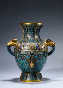 A Cloisonné Enamel Vase