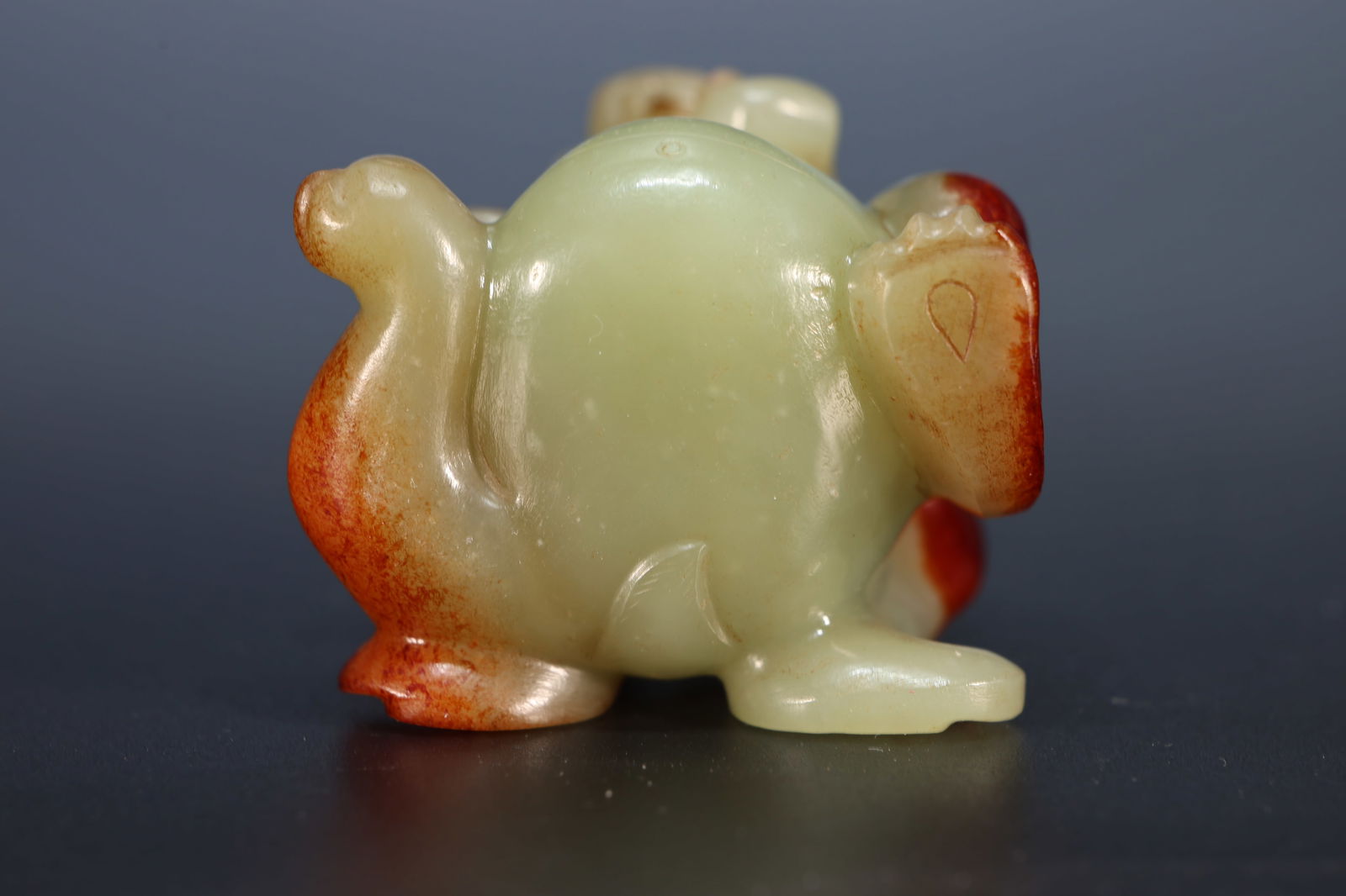 Jade Carved Bear Shape Ornament - 5