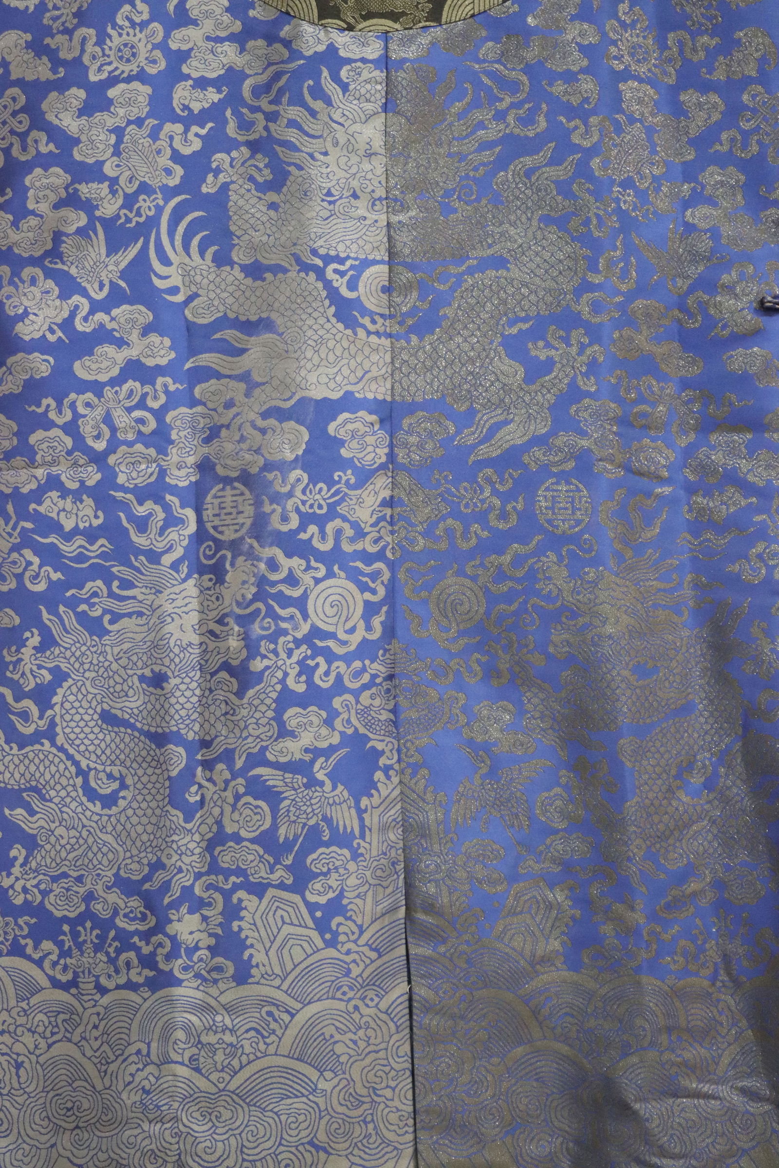 Silk Embroidery Dragon and Cloud Phoenix Pattern Dragon Robe - 12