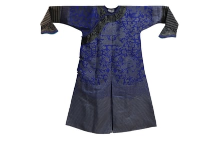 Silk Embroidery Dragon and Cloud Phoenix Pattern Dragon Robe
