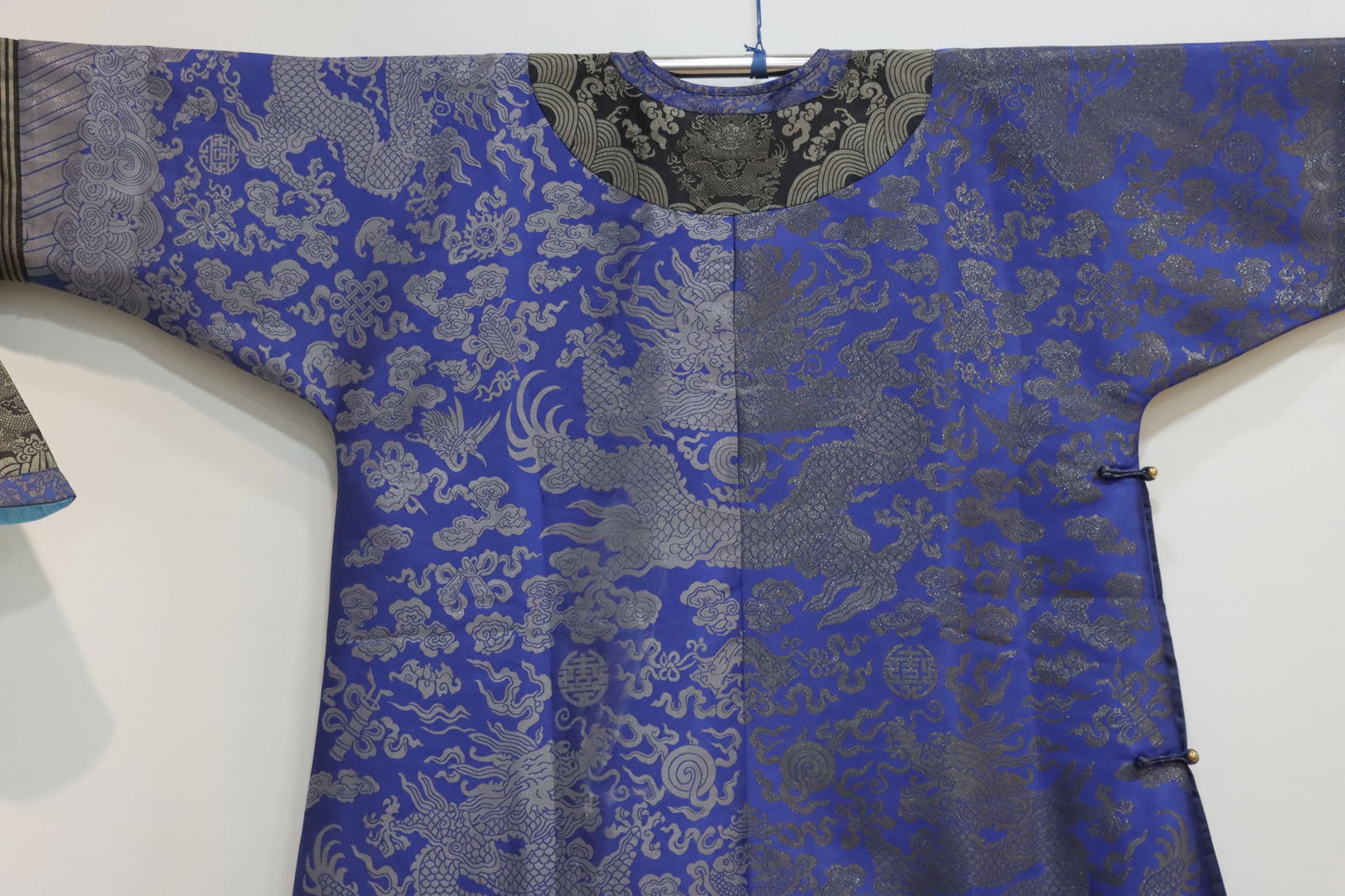 Silk Embroidery Dragon and Cloud Phoenix Pattern Dragon Robe - 8