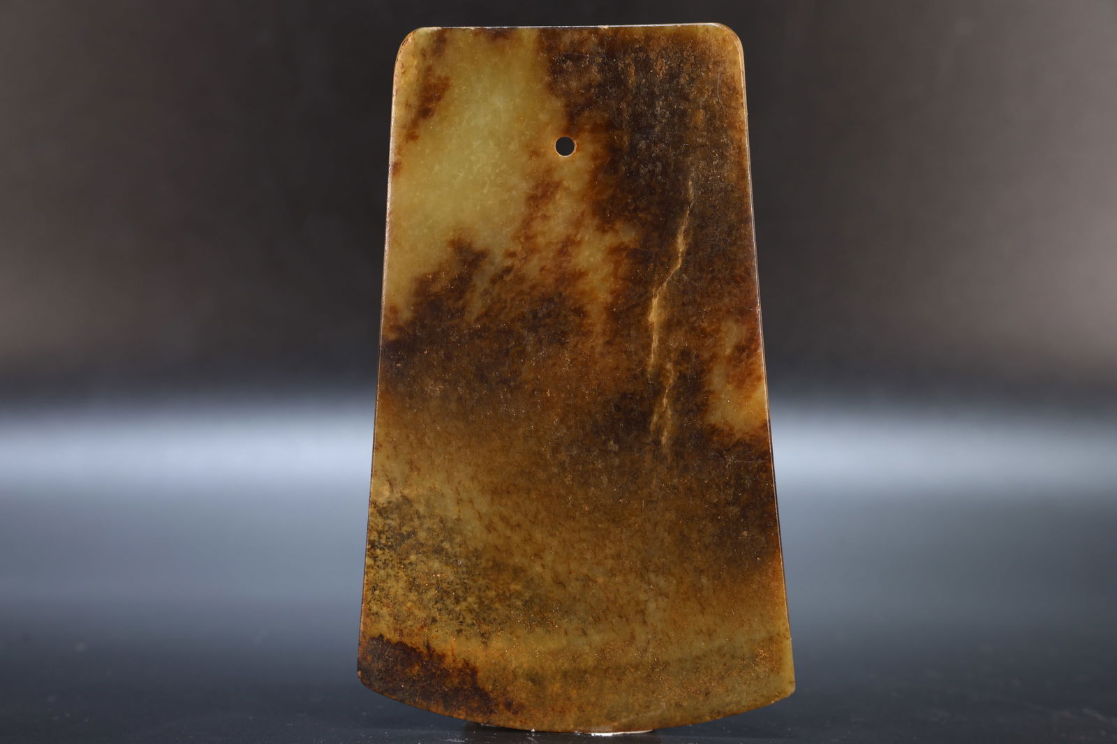 Jade Carved Beast Face Pattern Bi - 4