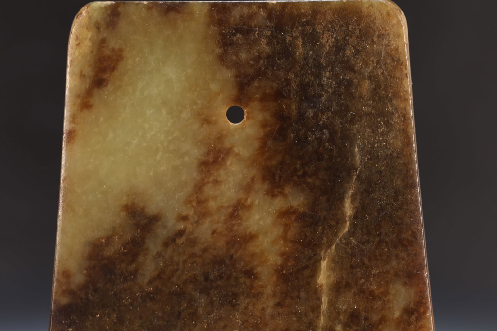 Jade Carved Beast Face Pattern Bi - 5