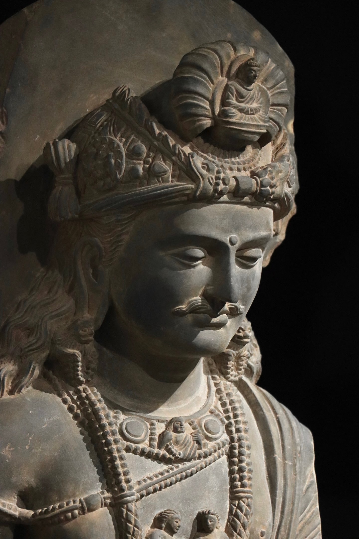 Stone Gandhara Figure - 7