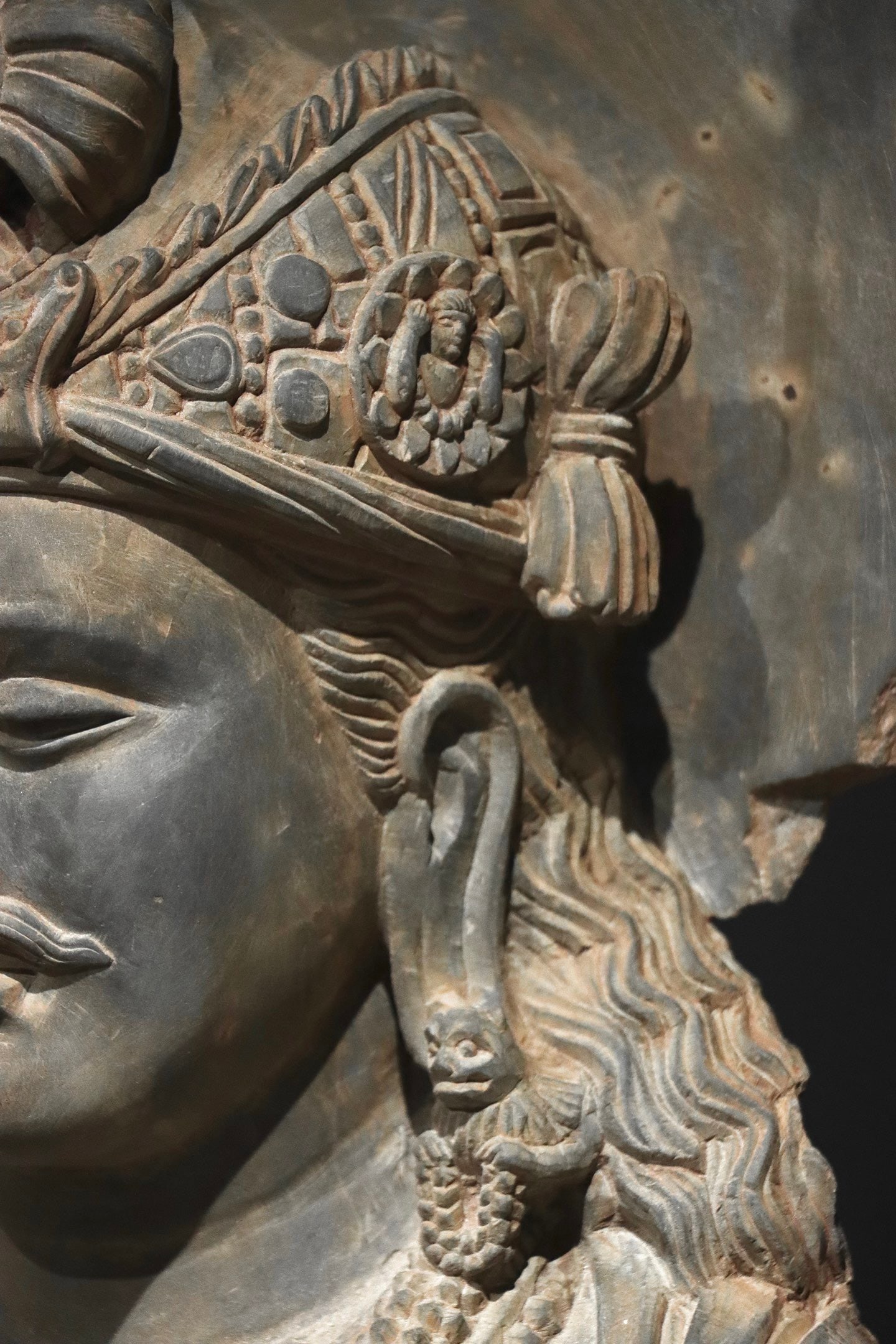 Stone Gandhara Figure - 8