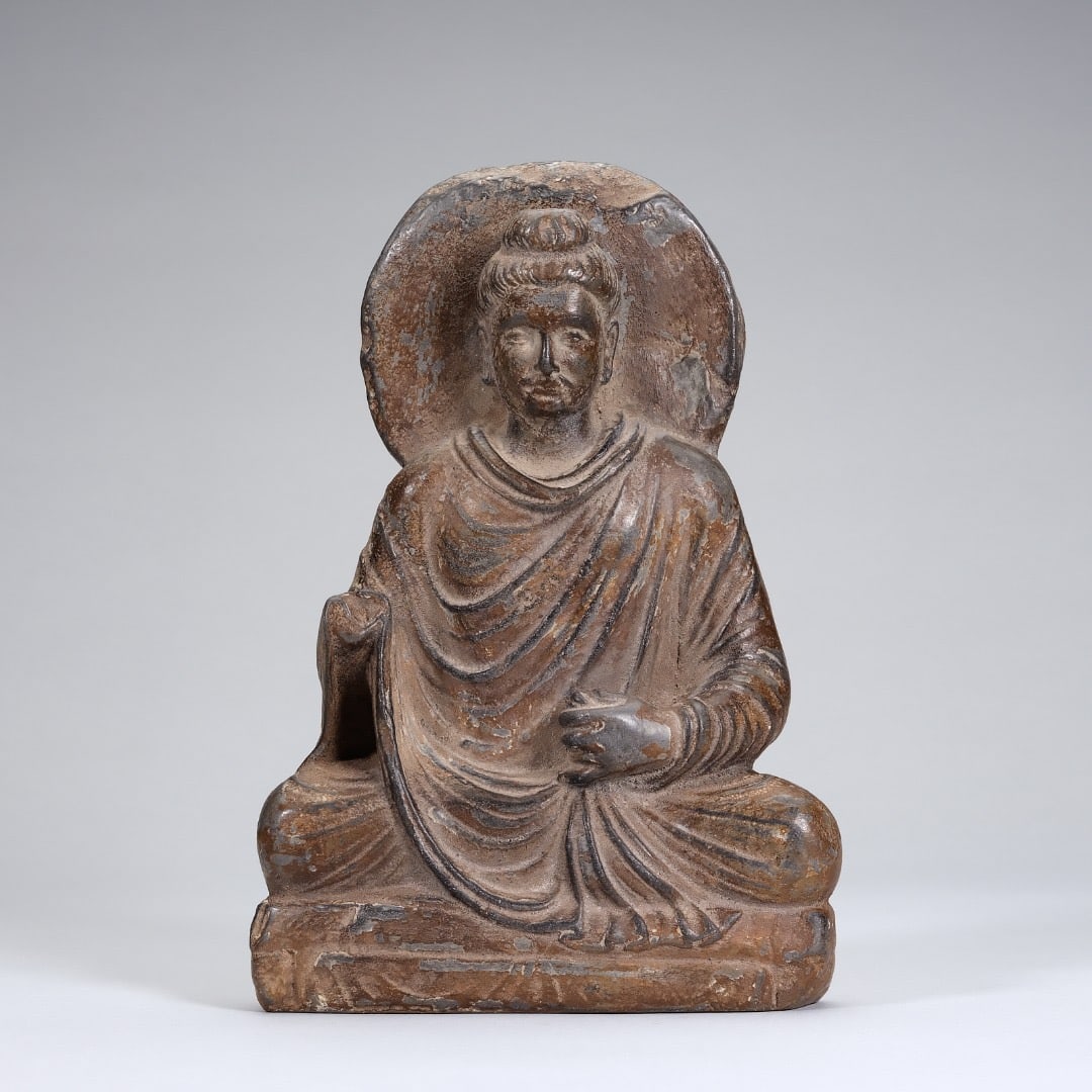 Stone Gandhara Figure: Stone Gandhara Figure (18 x 11cm)