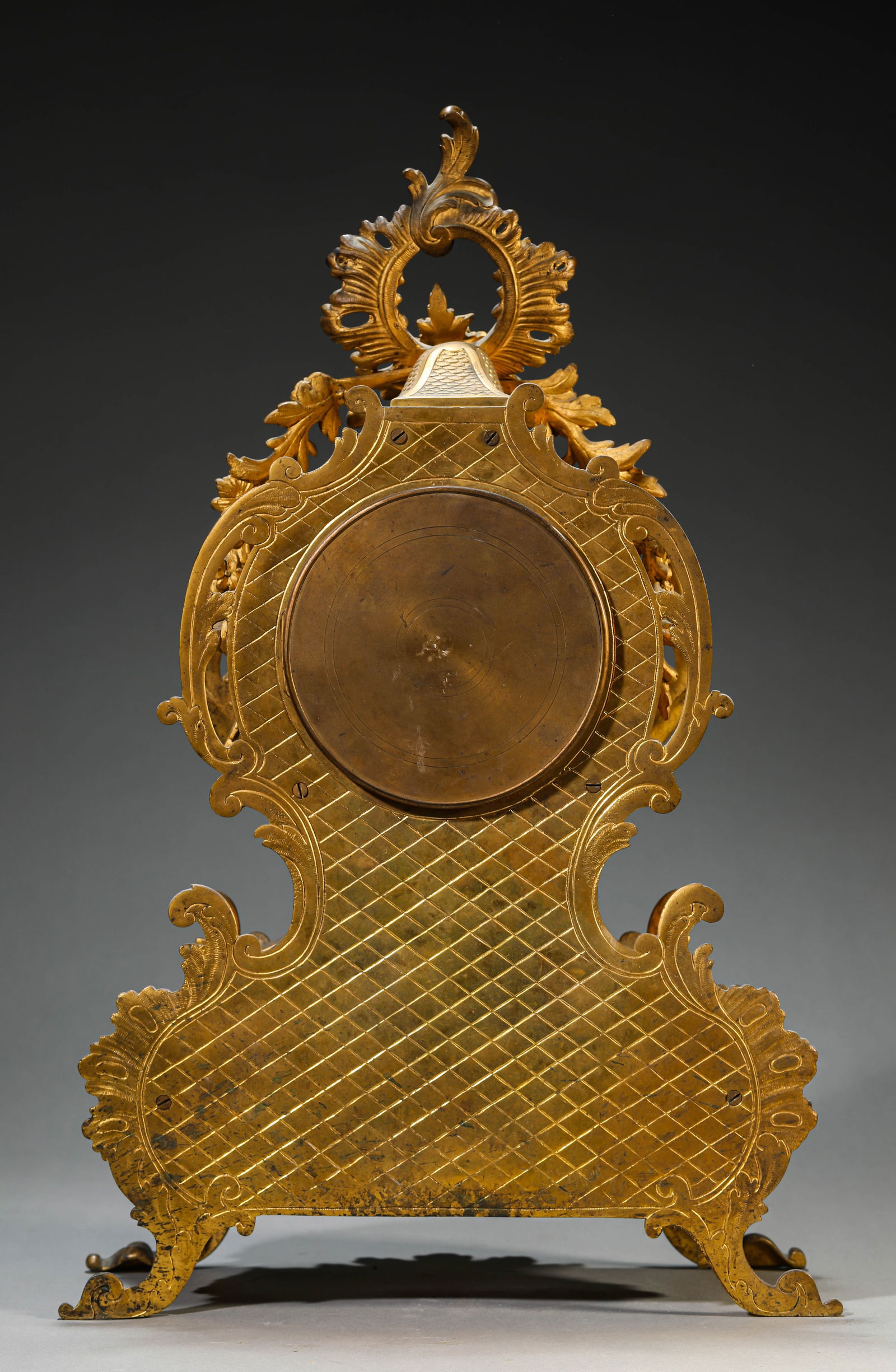 A Gilt-Bronze Western Clock - 5