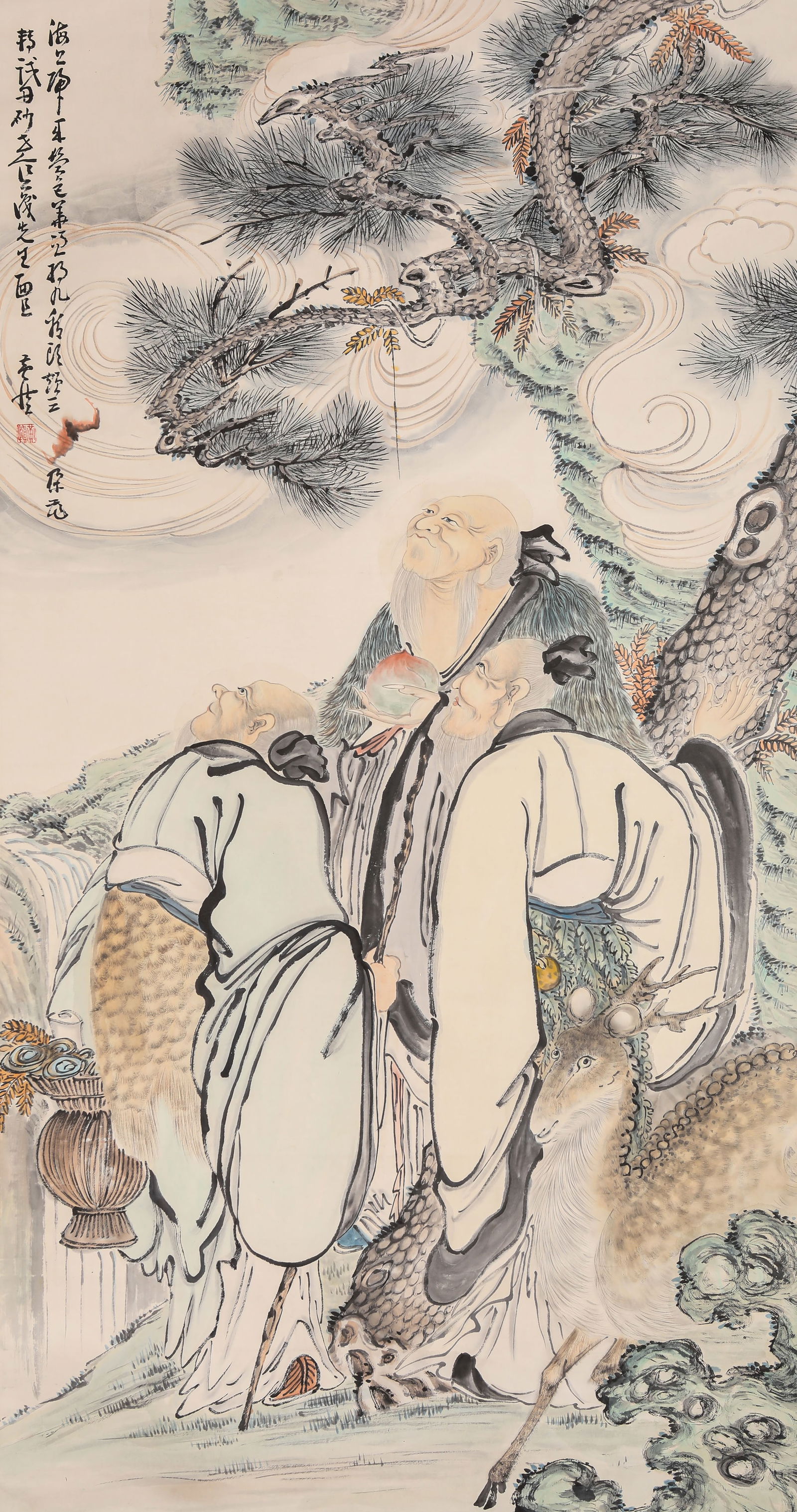 Huang Shen (1687-1772), attributed to, Figure Narrative: Huang Shen (1687-1772), attributed to, Figure Narrative (92 x 176cm)