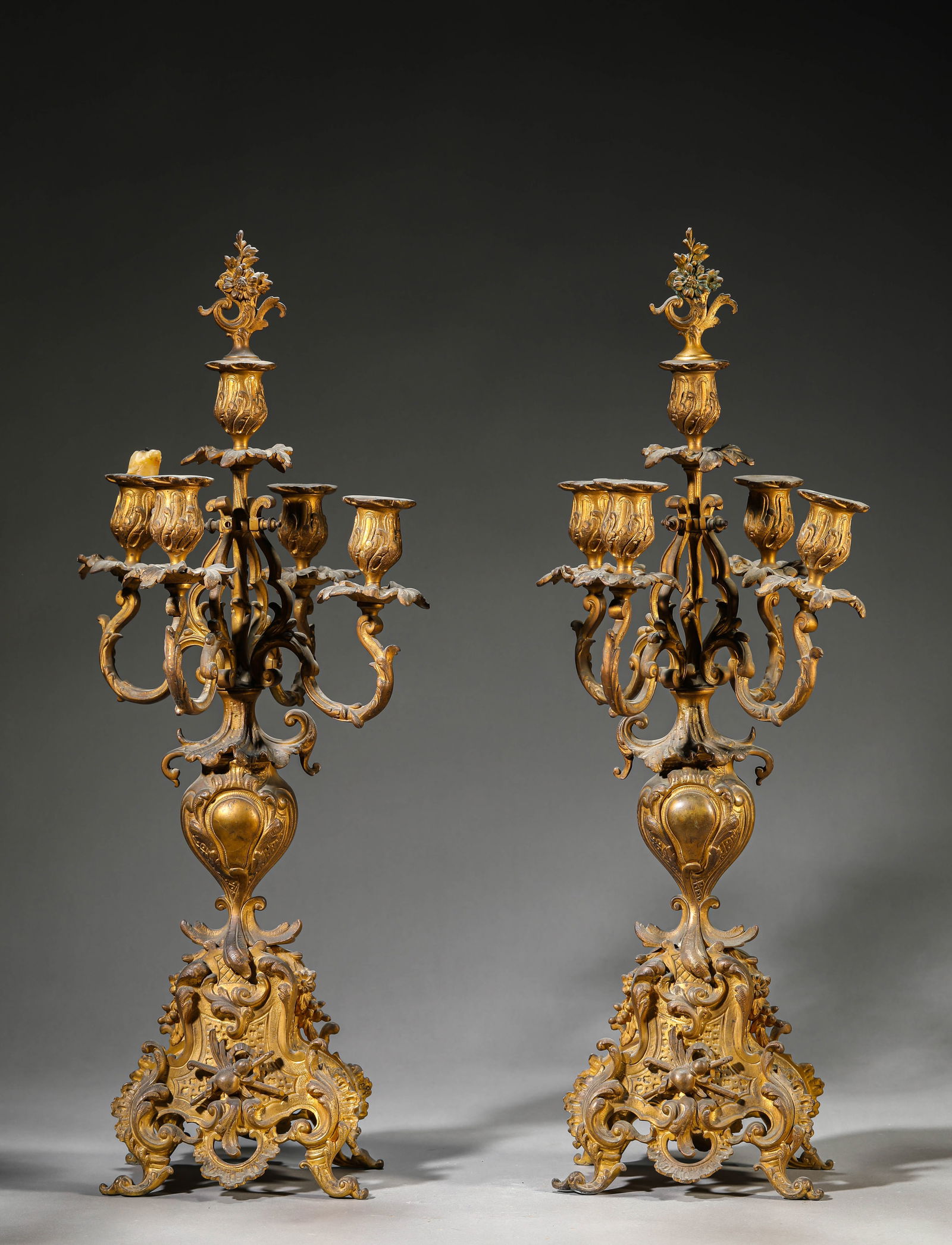 A Gilt-Bronze Candleholder (1 of 10)