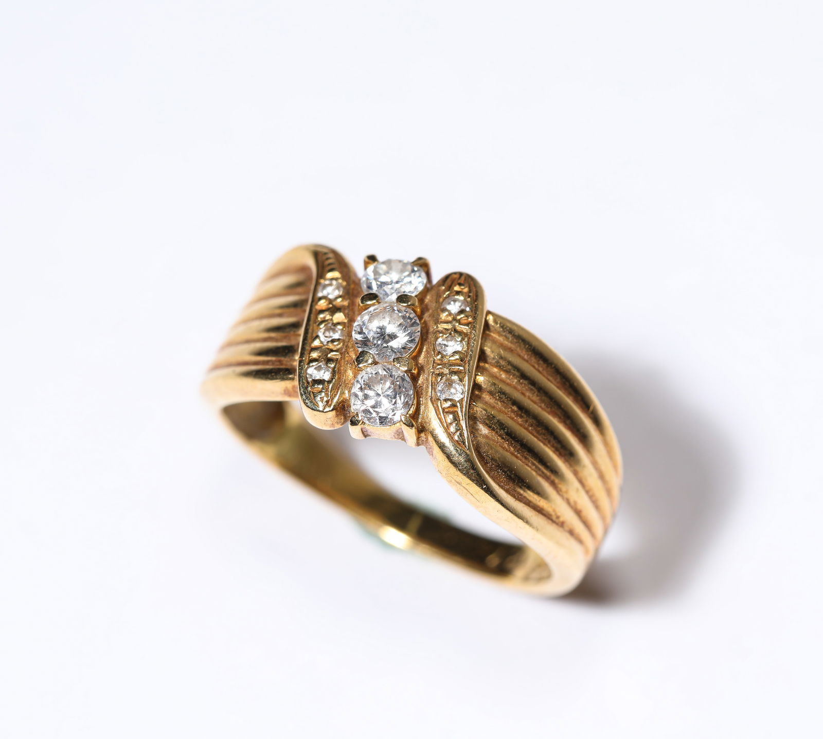A Diamond and Gold Ring (1 of 2)