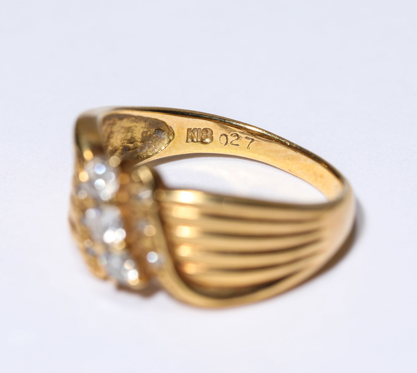 A Diamond and Gold Ring - 2