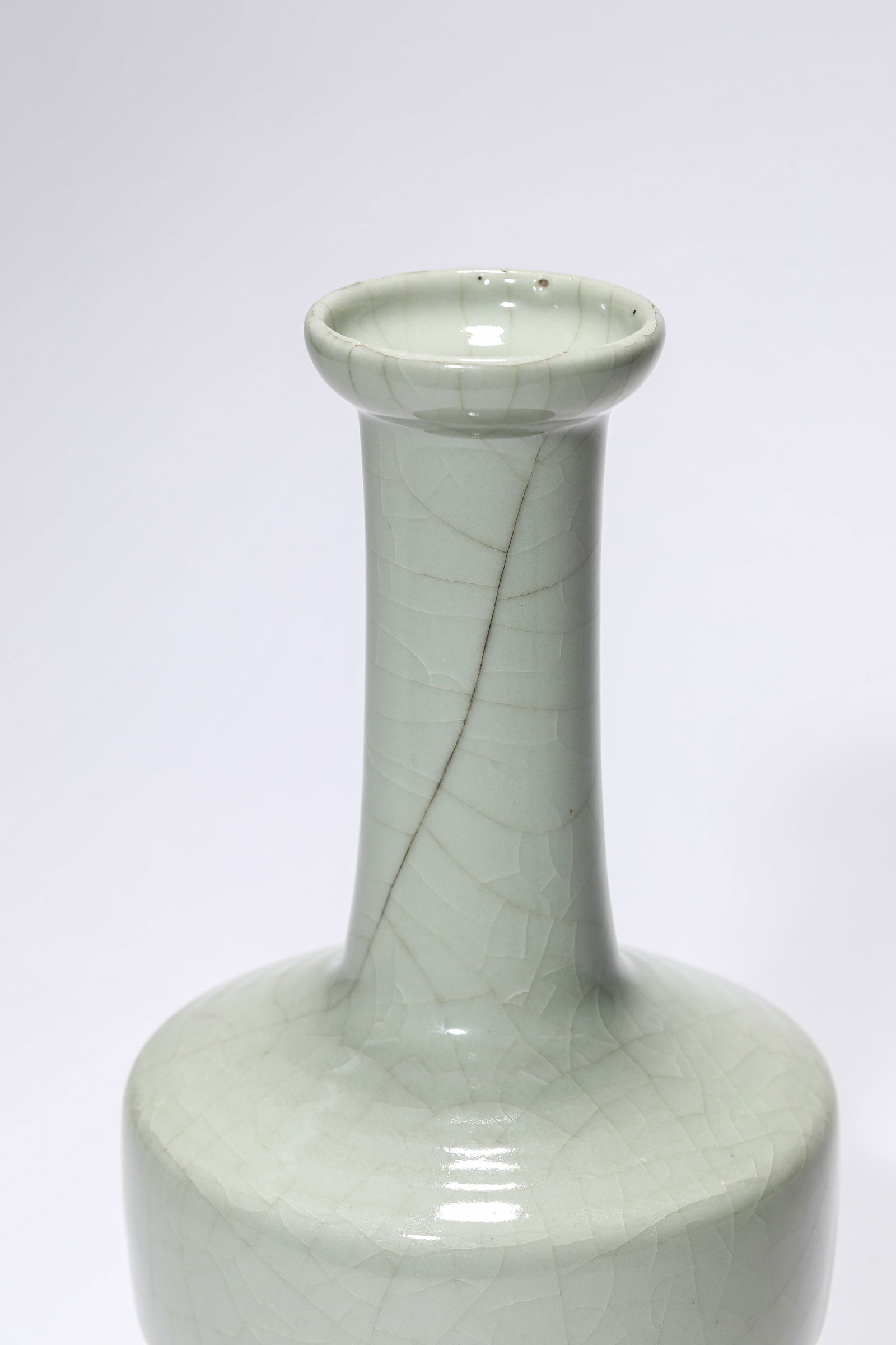 A Celadon-Glazed Vase - 4