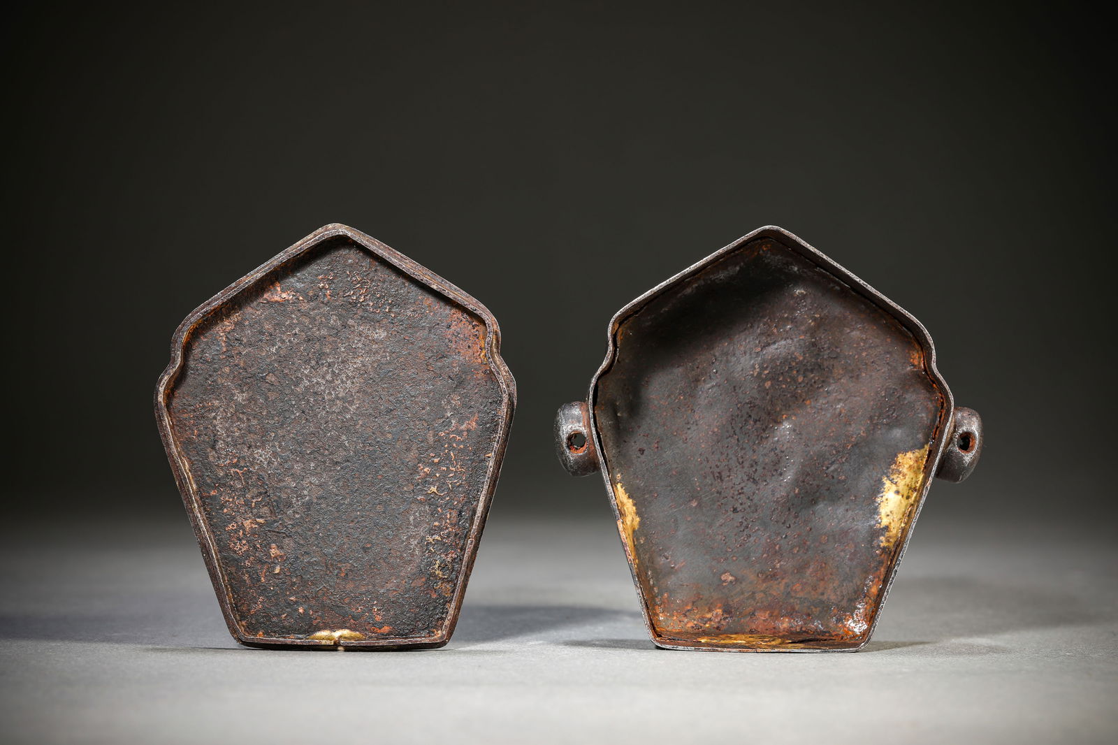 An Iron and Gold Champlevé ‘Openwork’ Gau - 4