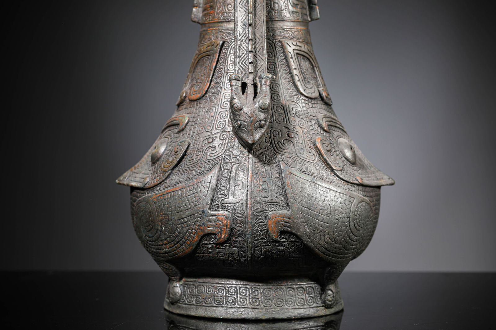 A Bronze 'Bei Dan' Hu - 5