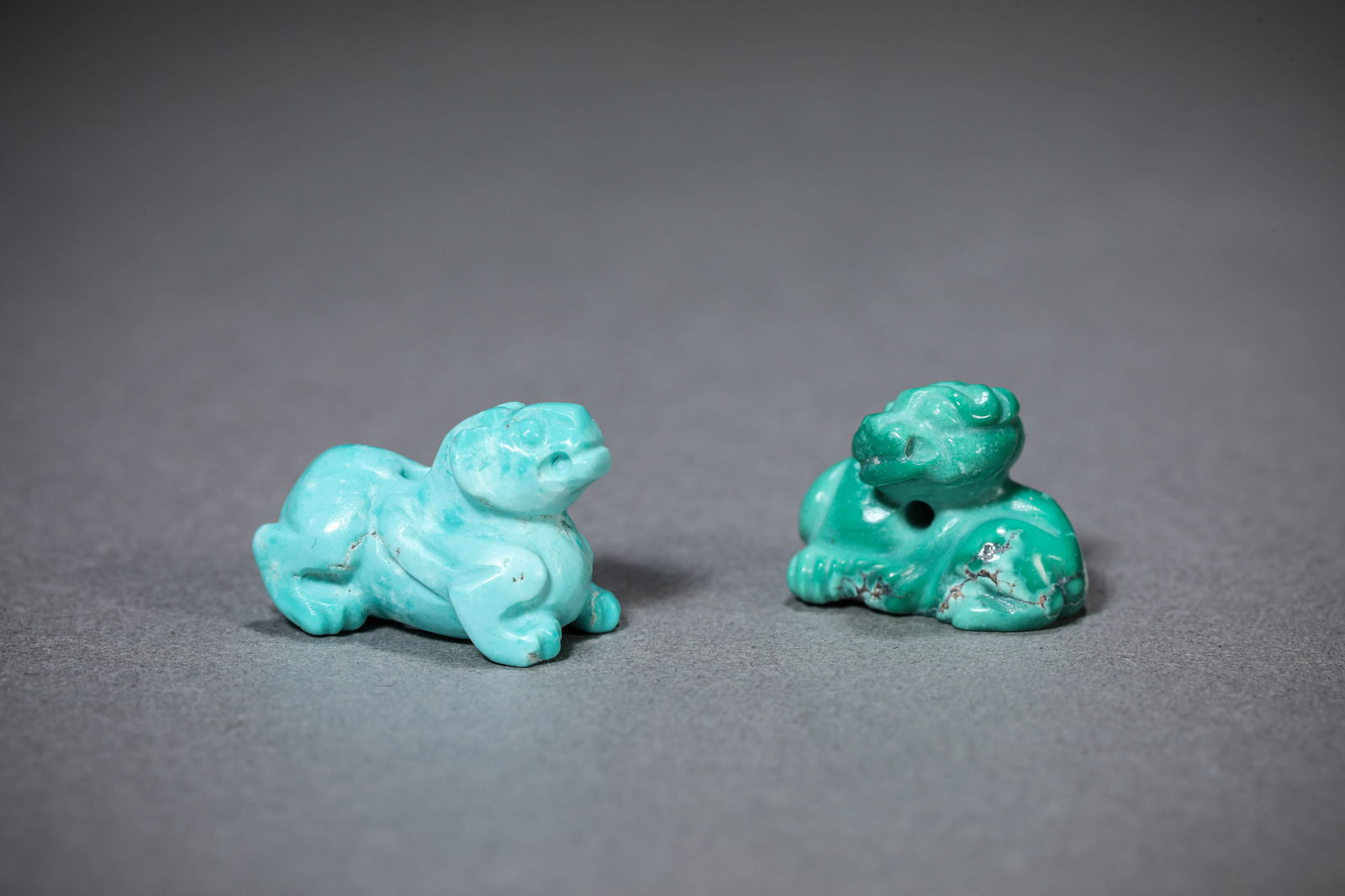 A Group of Turquoise ‘Auspicious Beasts’ (1 of 9)
