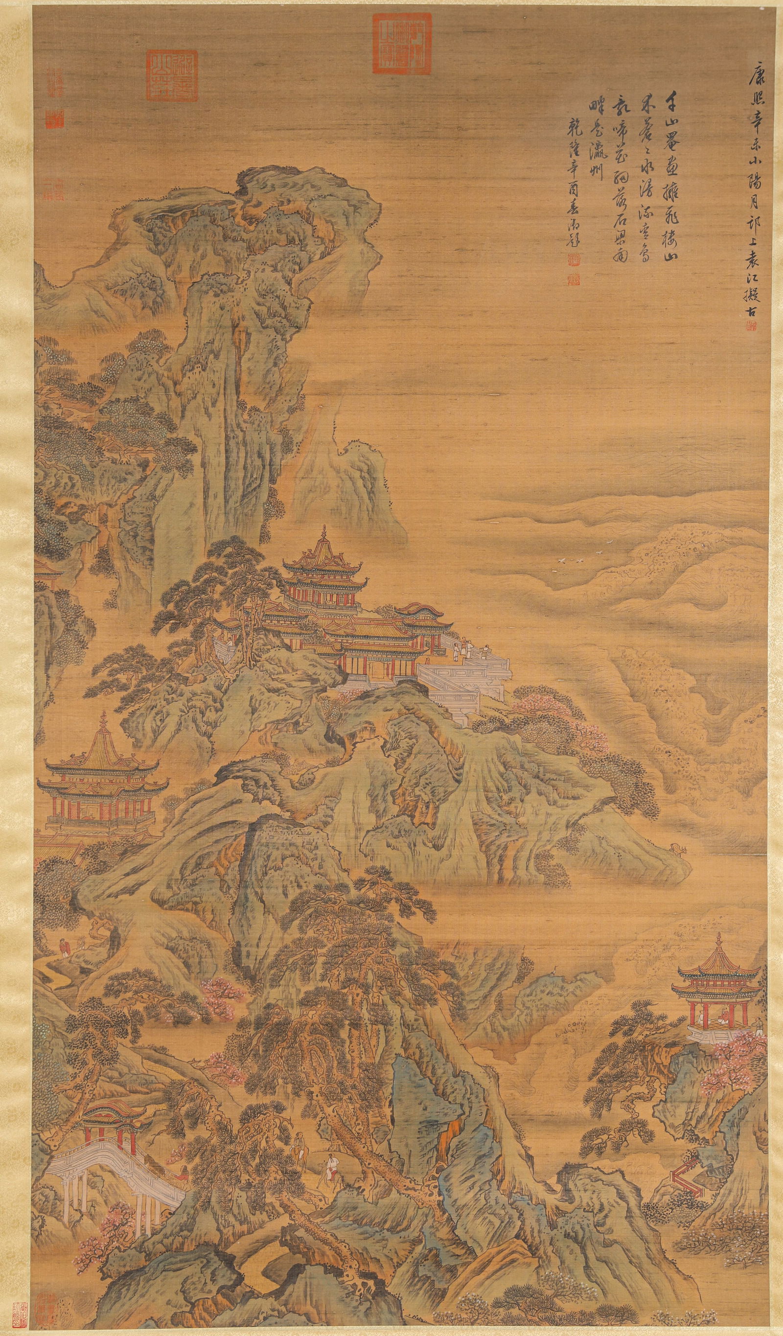 Yuan Jiang (act. 18th century), attributed to, Landscape: Yuan Jiang (act. 18th century), attributed to, Landscape (99 x 176cm)