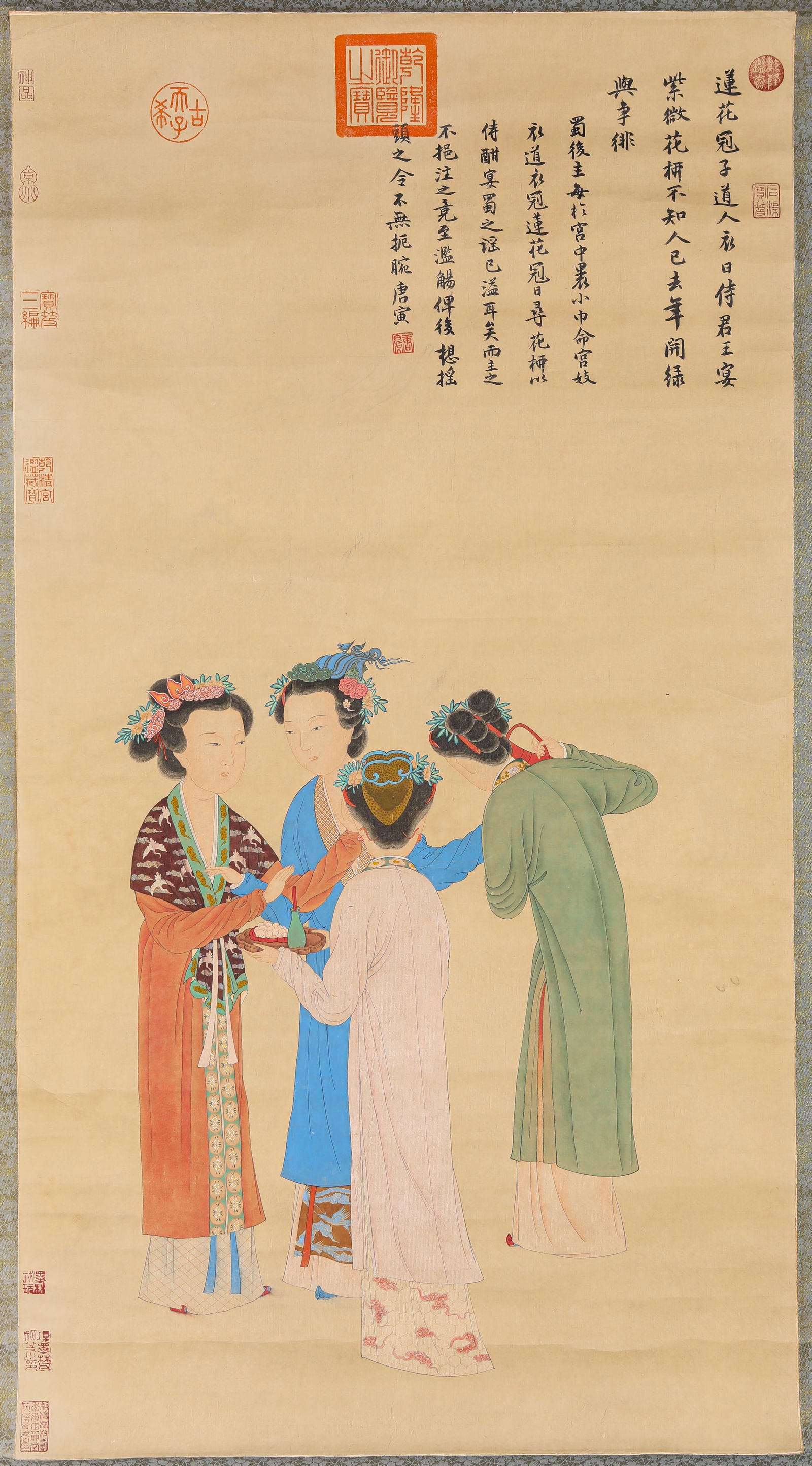 Tang Yin (1470-1524), attributed to, Figure Narrative: Tang Yin (1470-1524), attributed to, Figure Narrative (60.5 x 111cm)