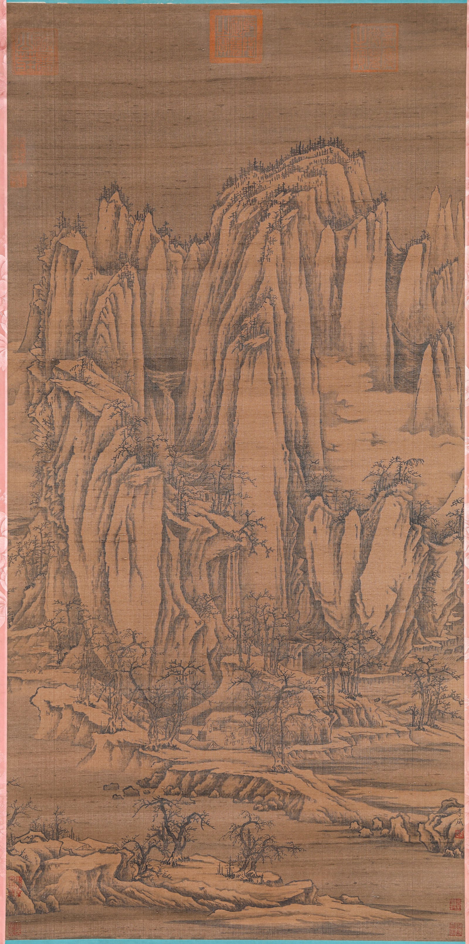 Li Cheng (919-967), attributed to, Winter Forest: Li Cheng (919-967), attributed to, Winter Forest (68.5 x 139cm)