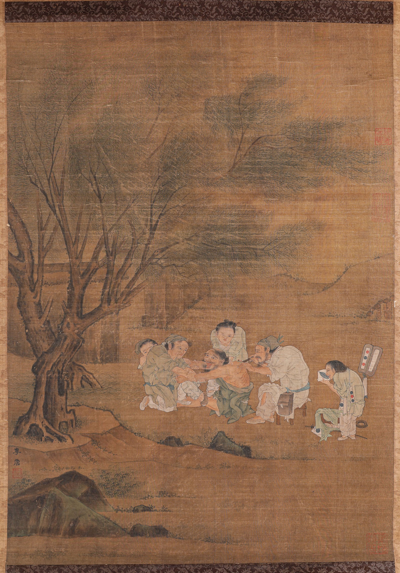 Li Tang (1066-1150), attributed to, Figure Narrative (1 of 7)