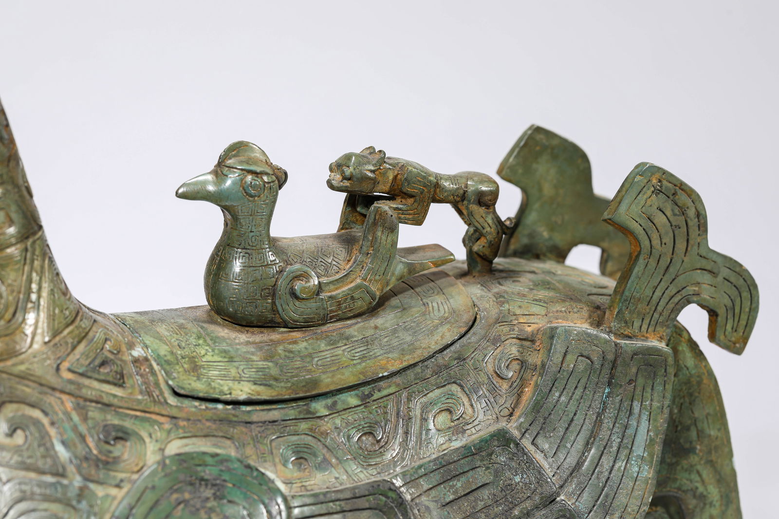 A Bronze 'Zoomorphic' Zun - 3