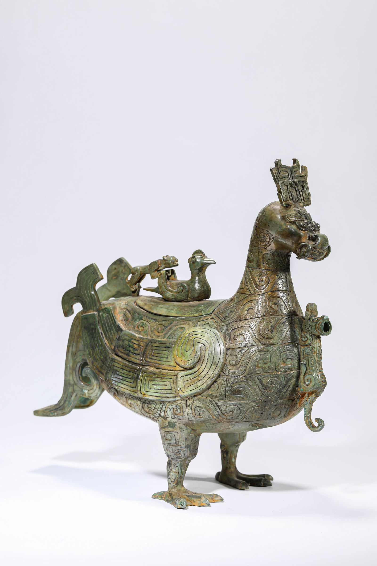 A Bronze 'Zoomorphic' Zun - 5