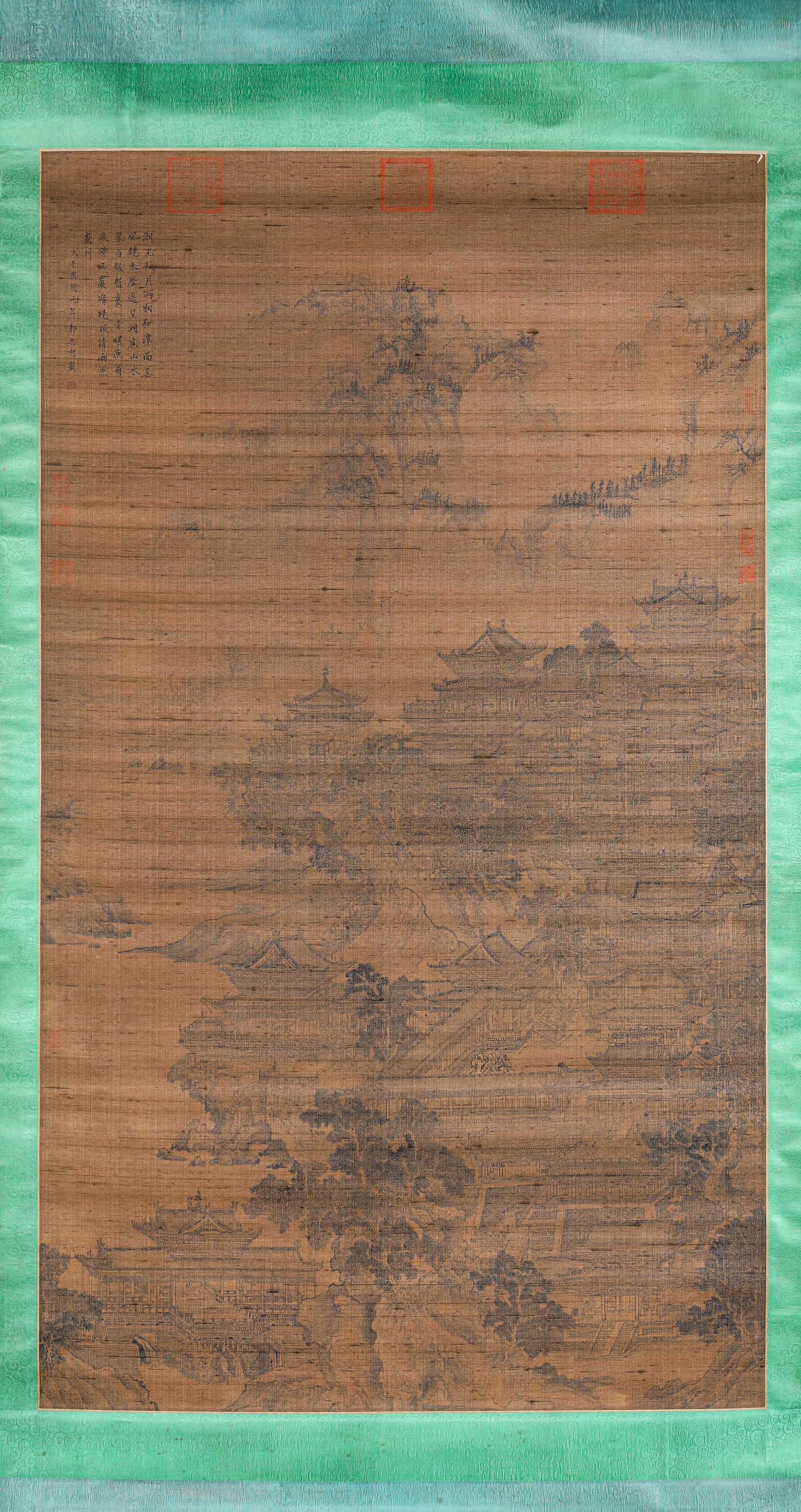 Guo Zhongshu (act. 10th century), attributed to, Landscape: Guo Zhongshu (act. 10th century), attributed to, Landscape (104 x 181cm)
