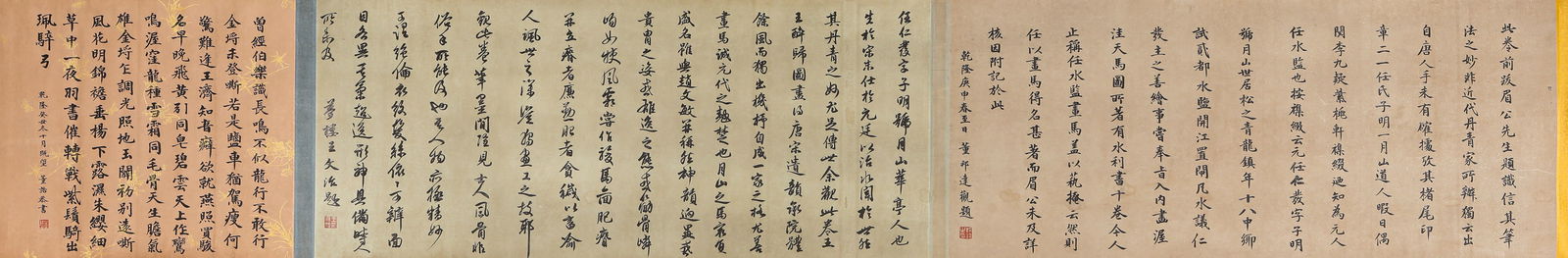 Ren Renfa (1255-1328), attributed to, Five Drunken Princes Returning Handscroll - 9