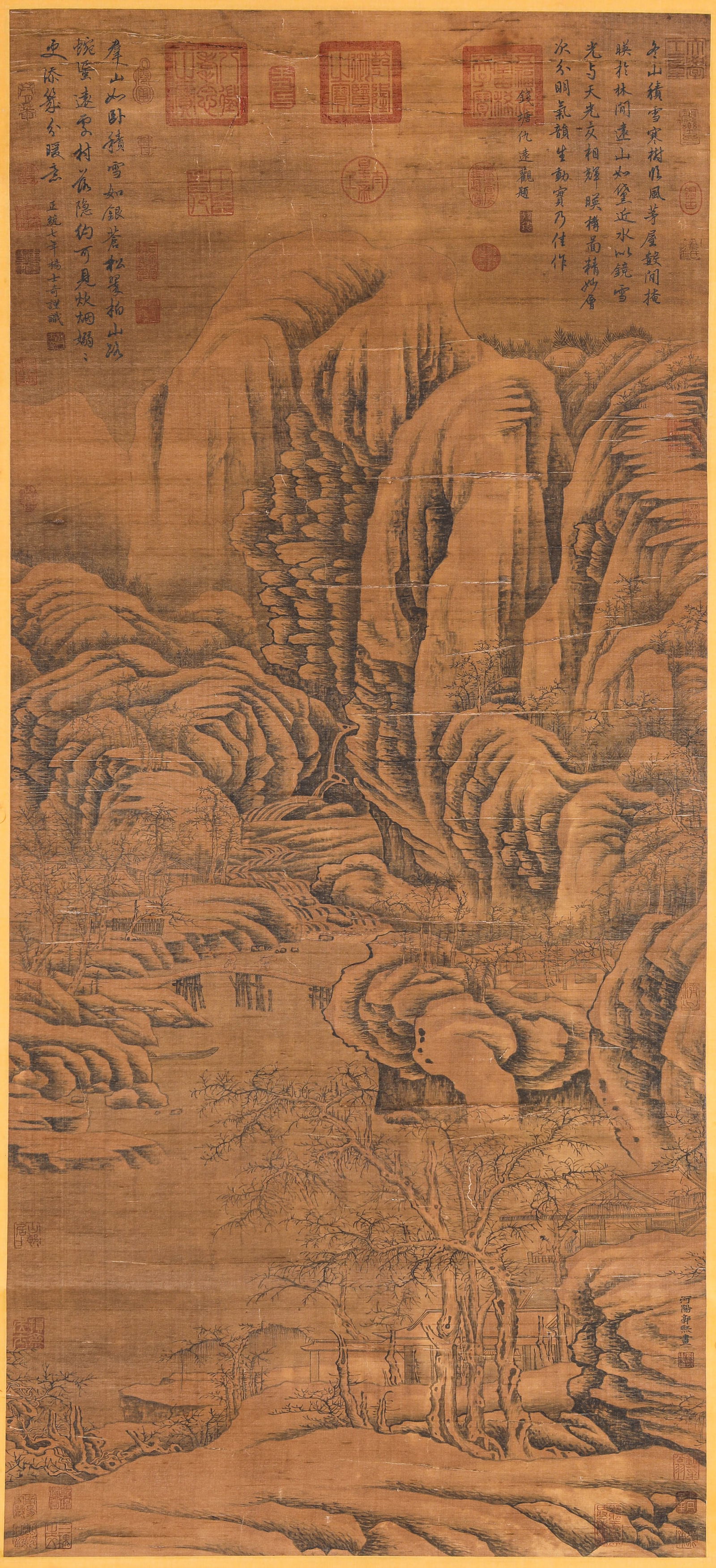 Guo Xi (1020-1090), attributed to, Landscape: Guo Xi (1020-1090), attributed to, Landscape (70 x 154cm)