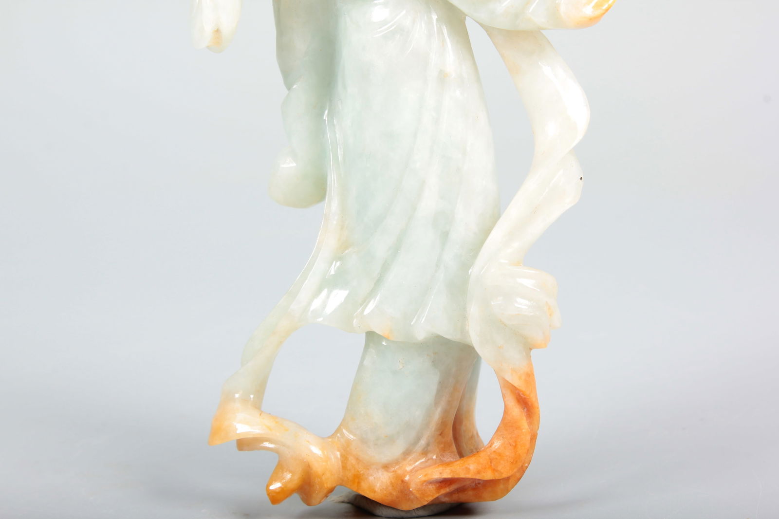 A JADEITE COURT LADY FIGURE - 13