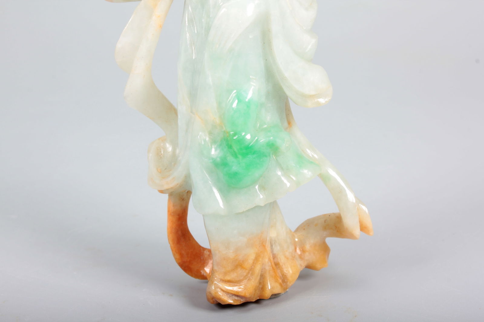 A JADEITE COURT LADY FIGURE - 4