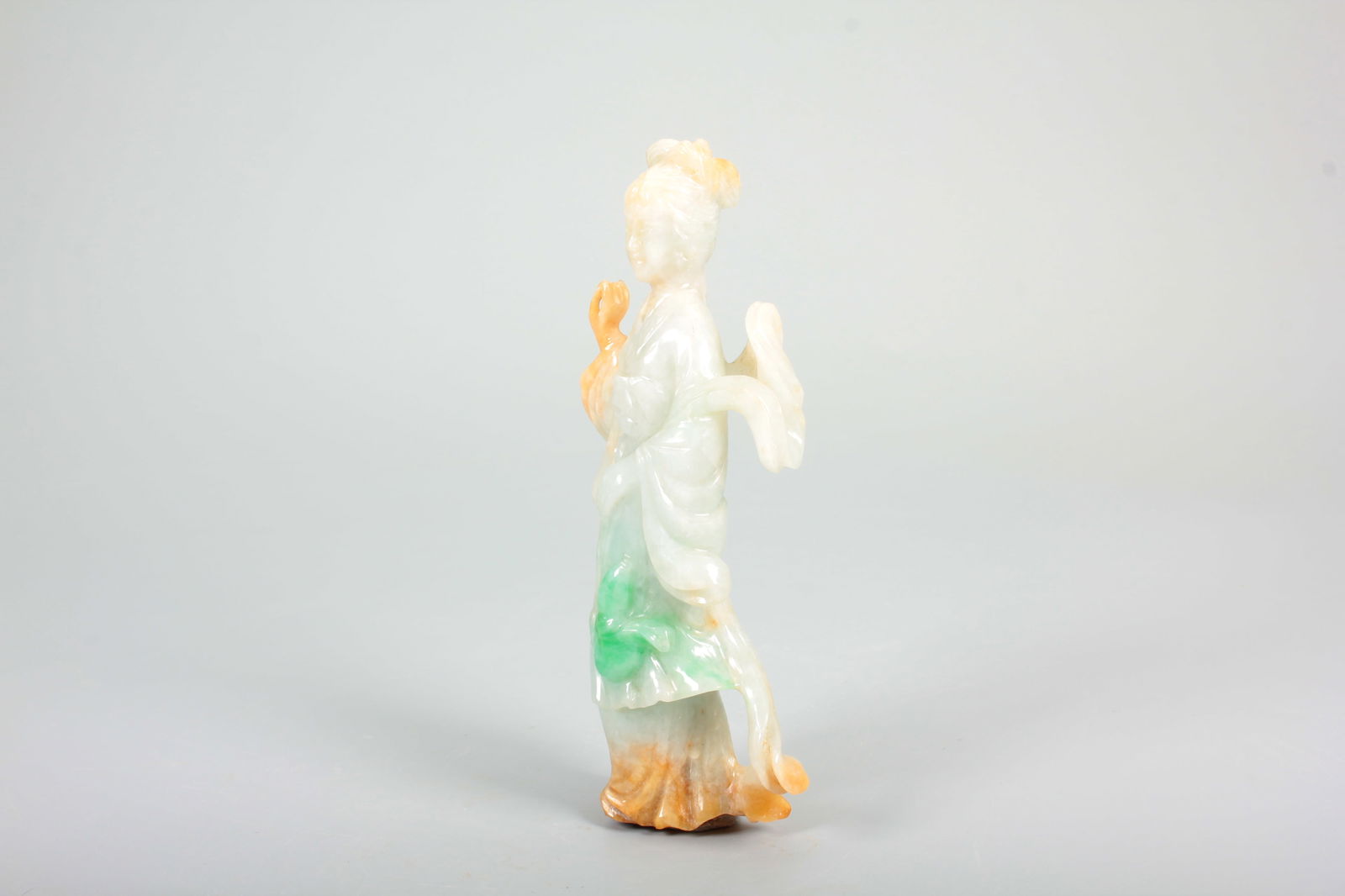 A JADEITE COURT LADY FIGURE - 5