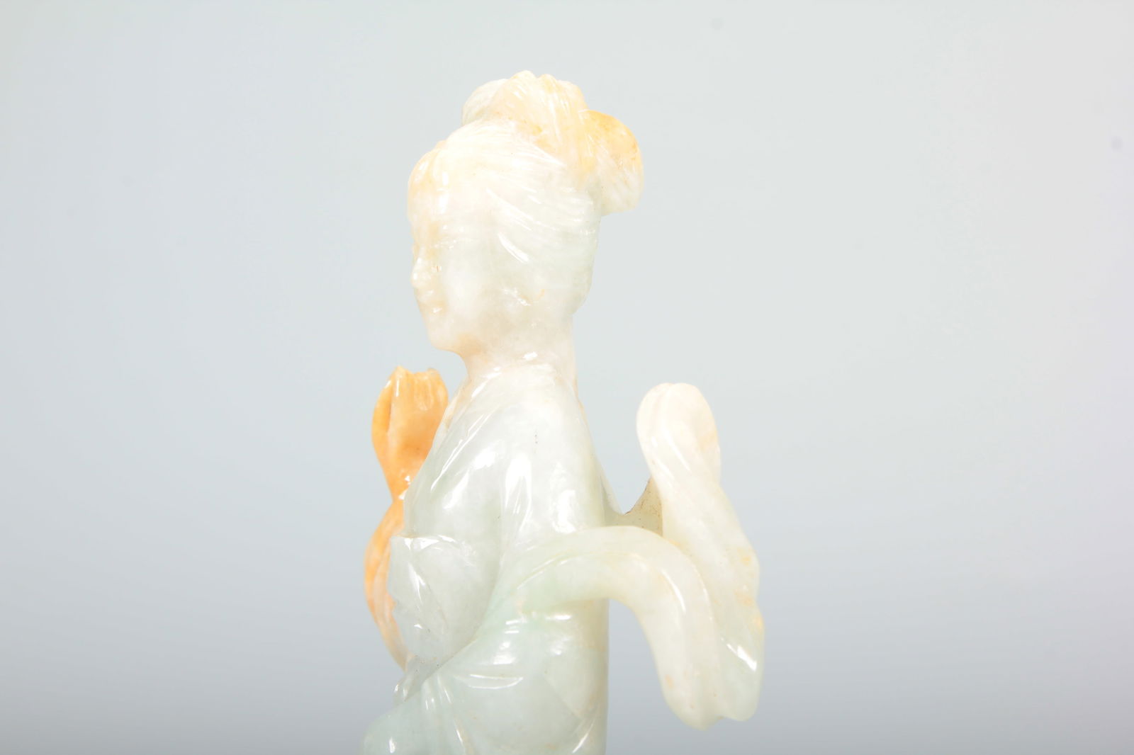 A JADEITE COURT LADY FIGURE - 6