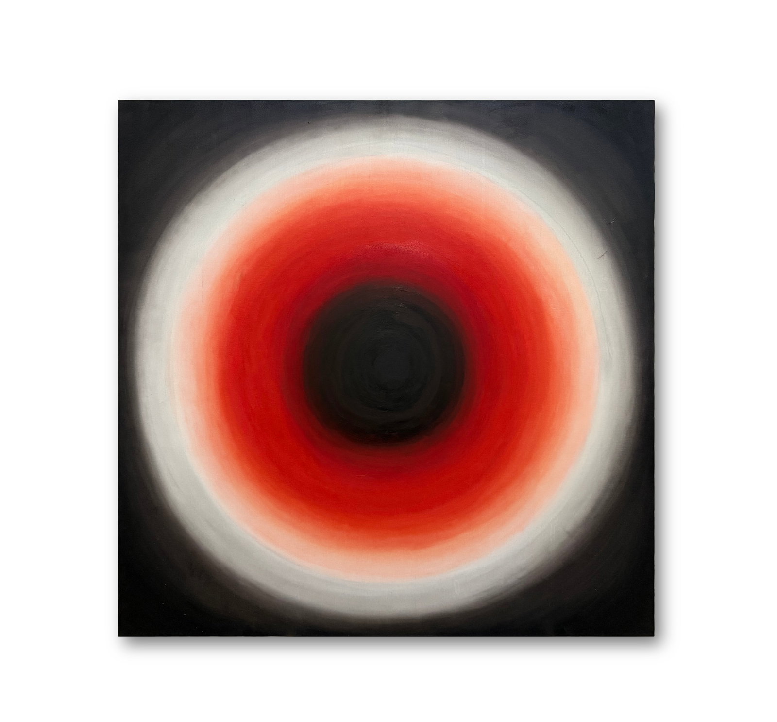 AN OIL PAINTING ON CANVAS WITH THE MARK OF WOJCIECH FANGOR: AN OIL PAINTING ON CANVAS WITH THE MARK OF WOJCIECH FANGOR 110*110CM