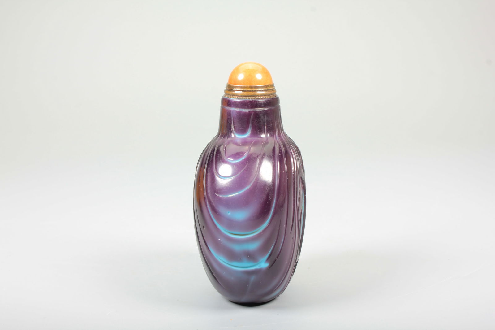 AN OVERLAY CAGE BIRD SNUFF BOTTLE - 7