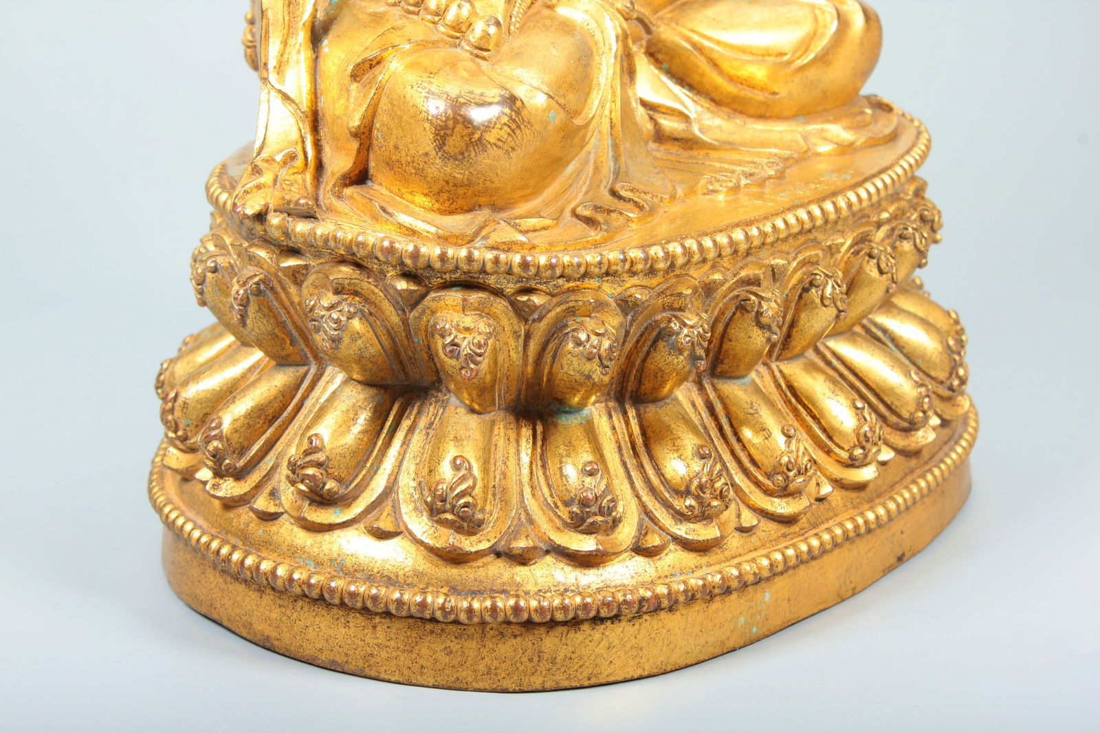 A COPPER GILT VAJRASATTVA STATUE - 16