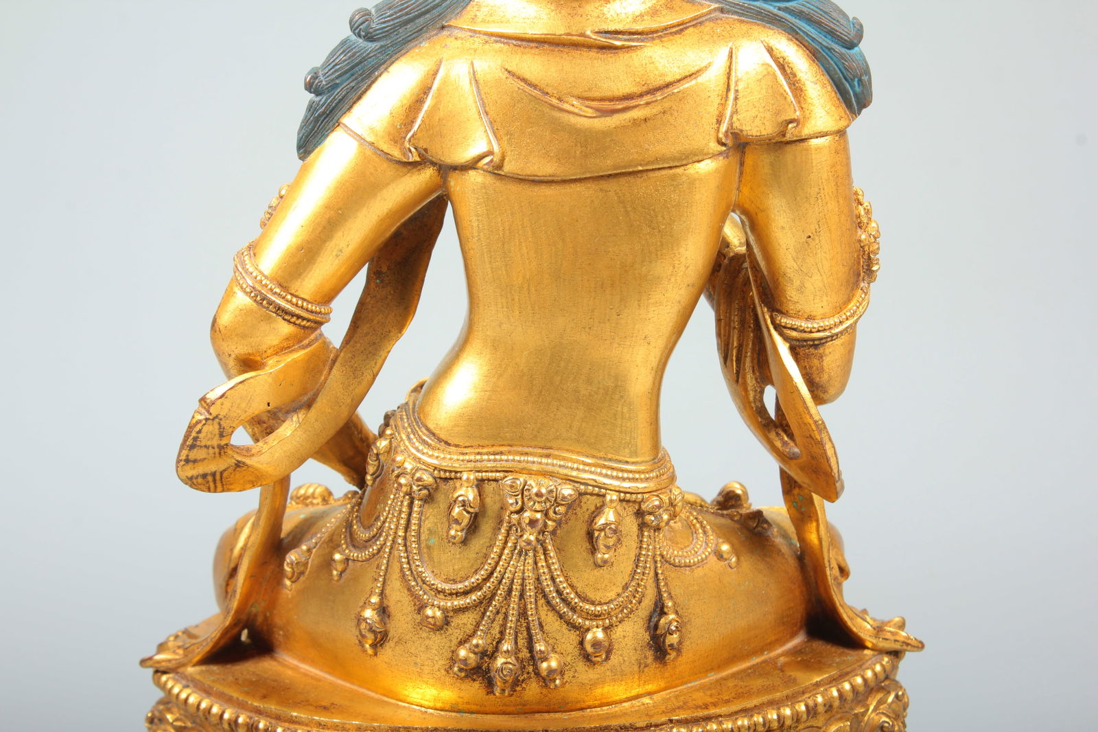 A COPPER GILT VAJRASATTVA STATUE - 19