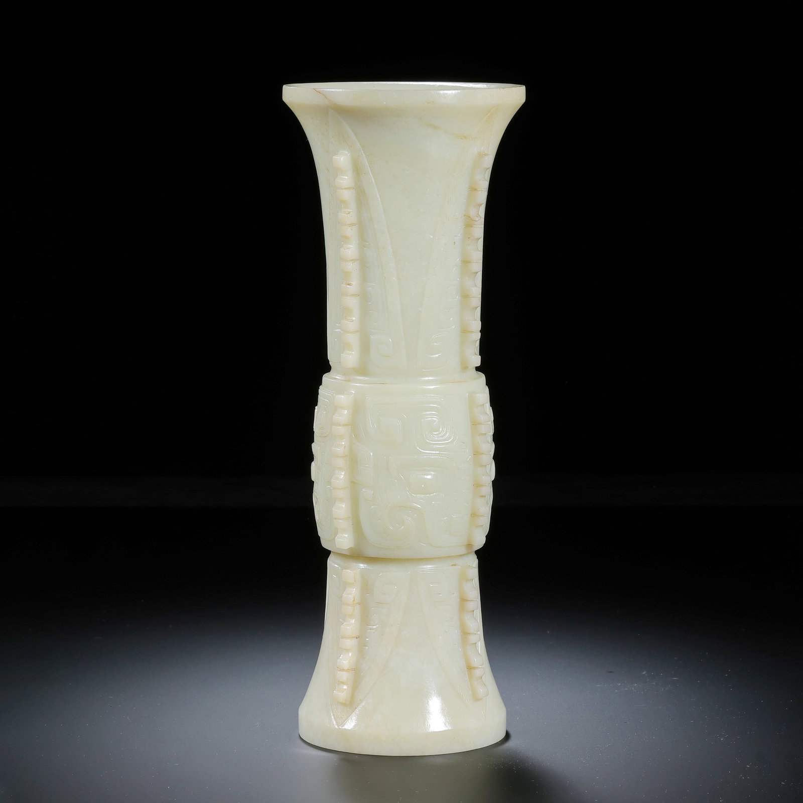 A WESTERN ZHOU WHITE JADE ZUN (1 of 11)