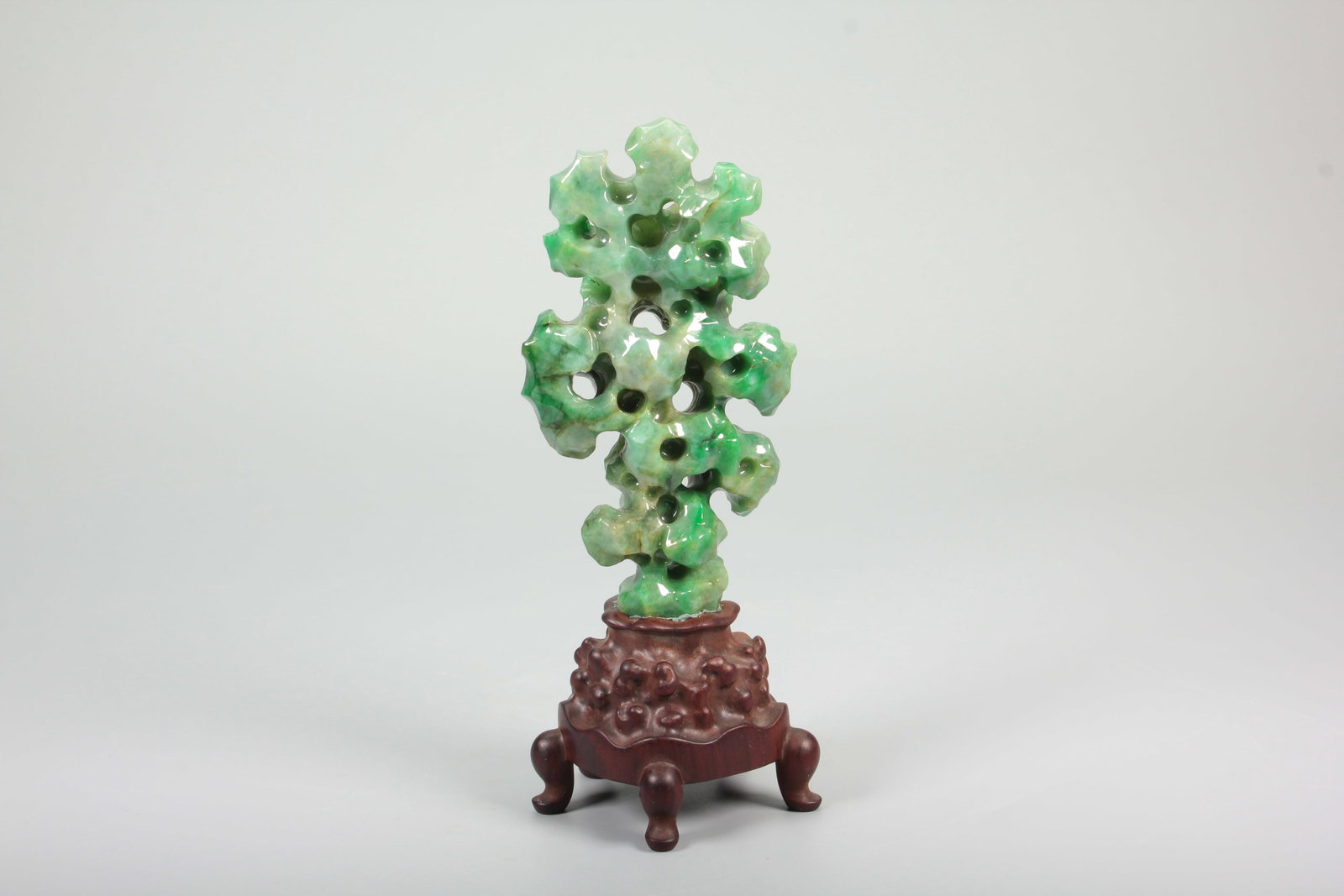A JADEITE VIEWING STONE MOUNTAIN DISPLAY ITEM - 4