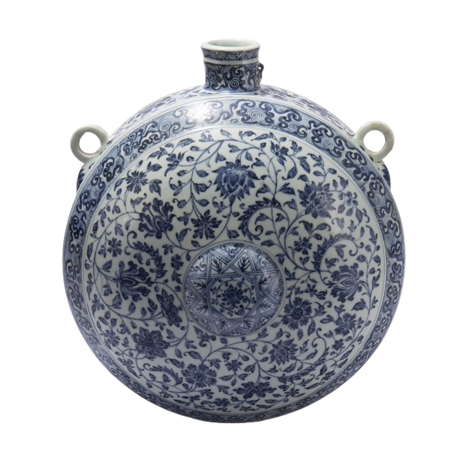 Blue and White Flower Branch Pattern Porcelain Vase (1 of 10)