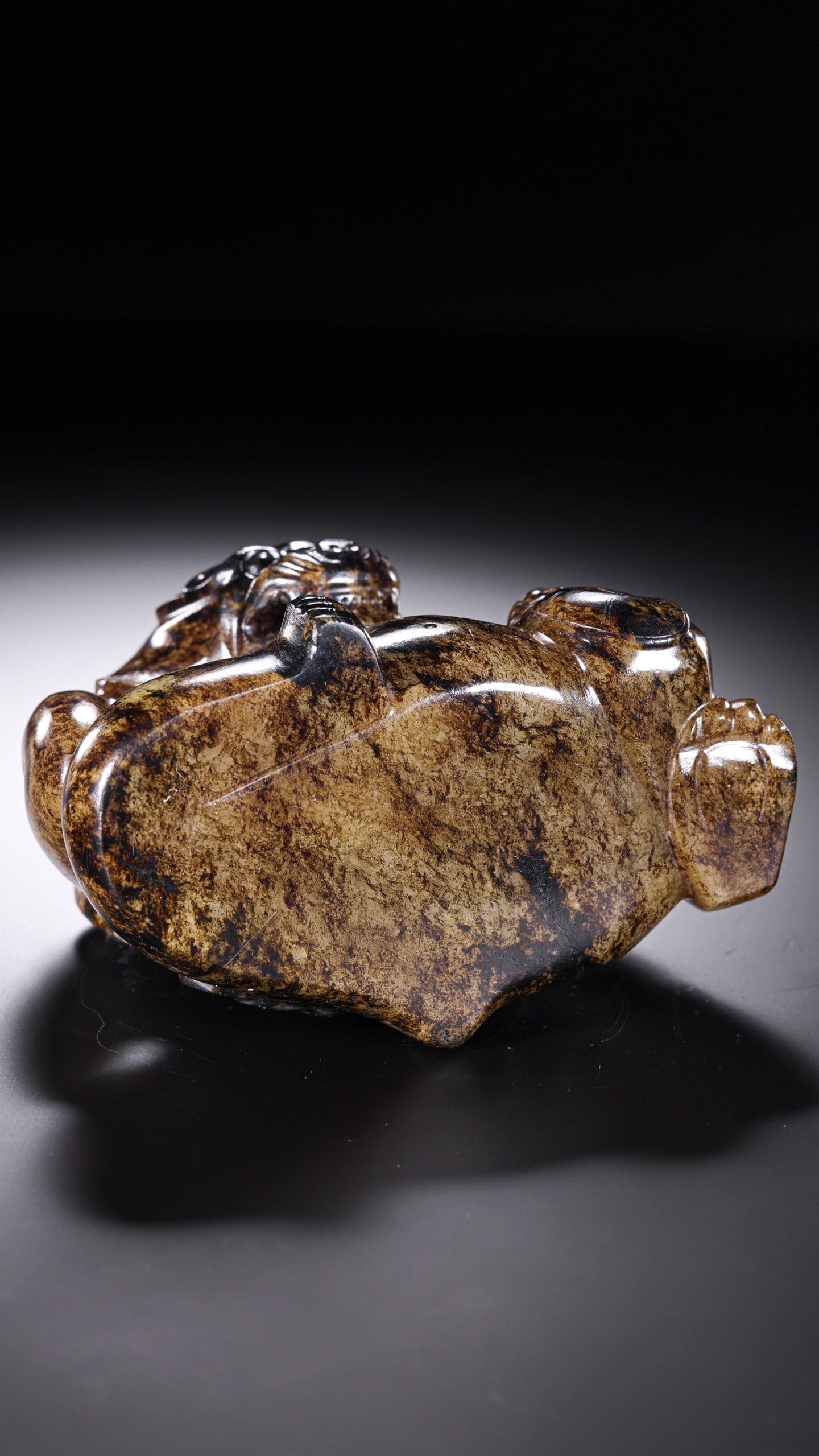 Jade Carved Beast Shape Ornament - 3