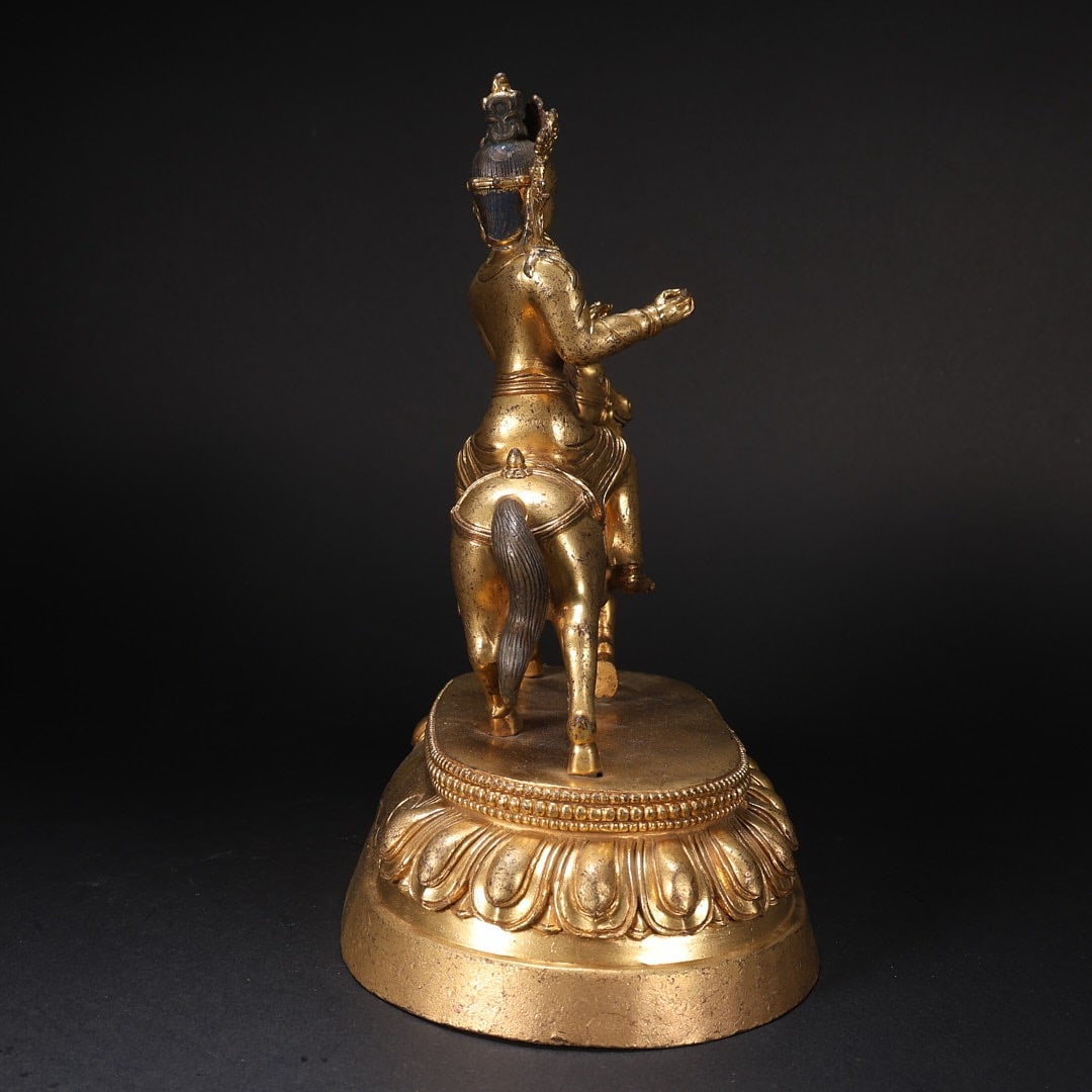 Gilt Bronze Buddha Figure - 2